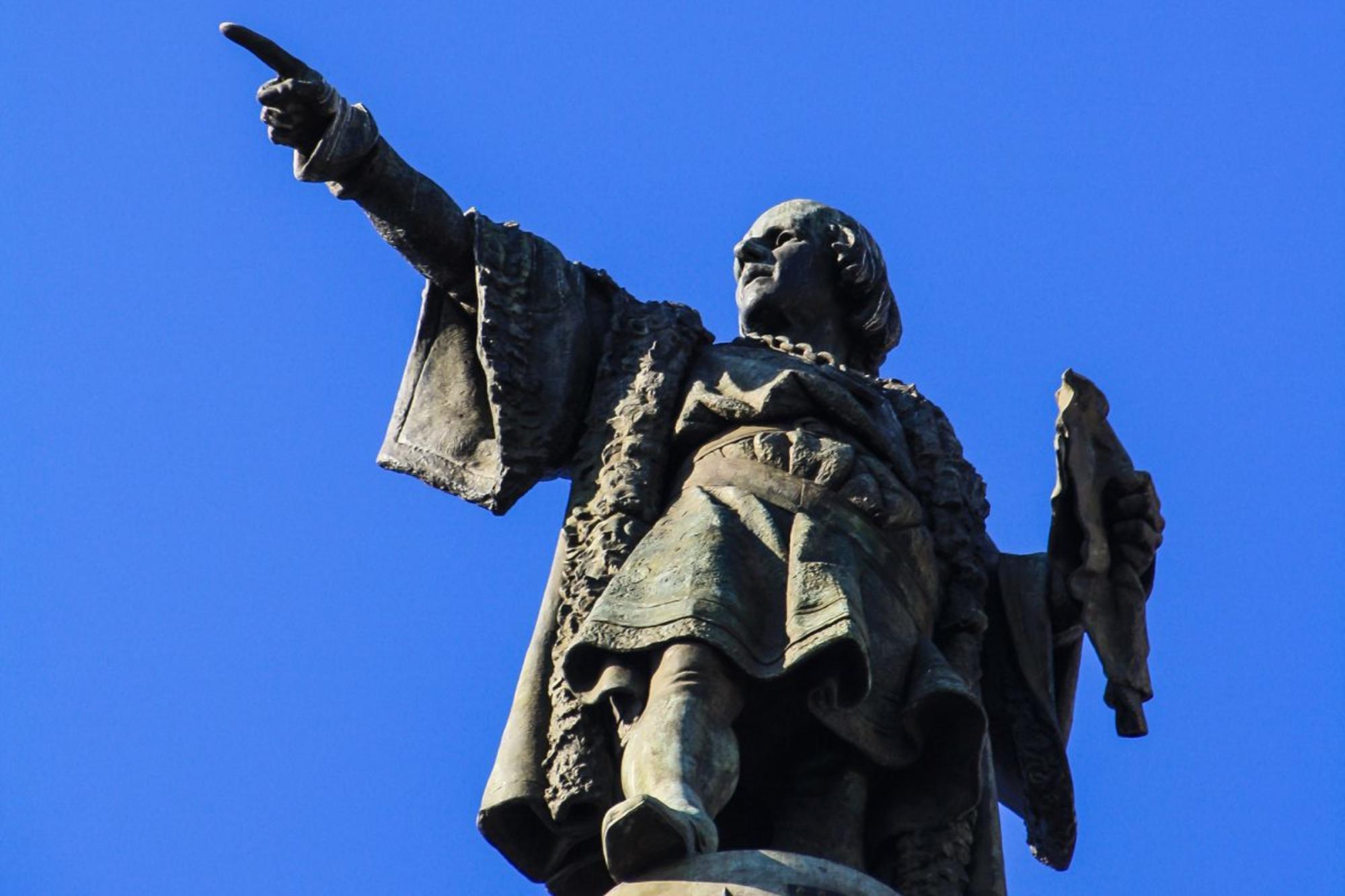 Estatua de Colón en Barcelona