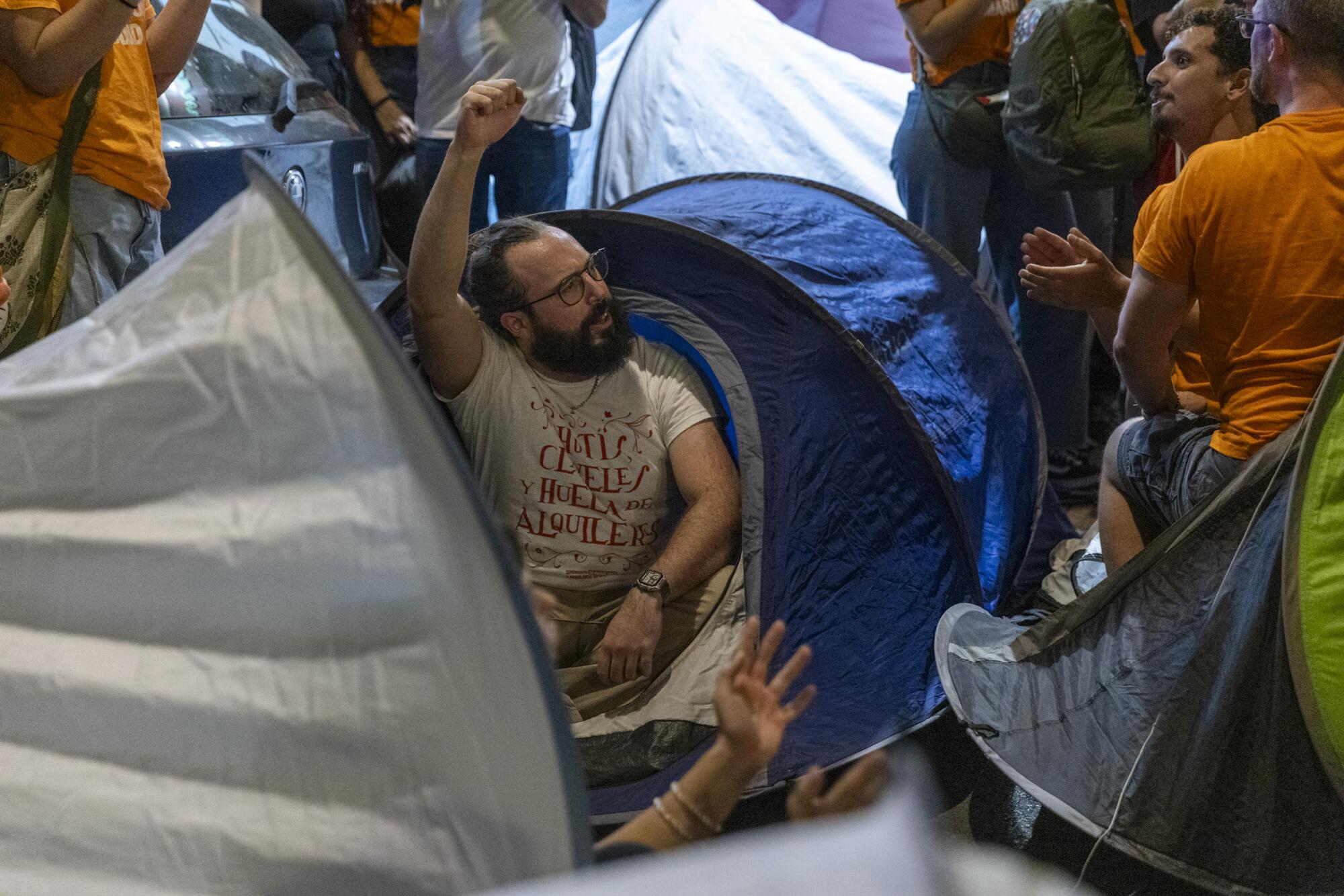 Acampada desahucio Marii Carmen 22-09-26 - 17