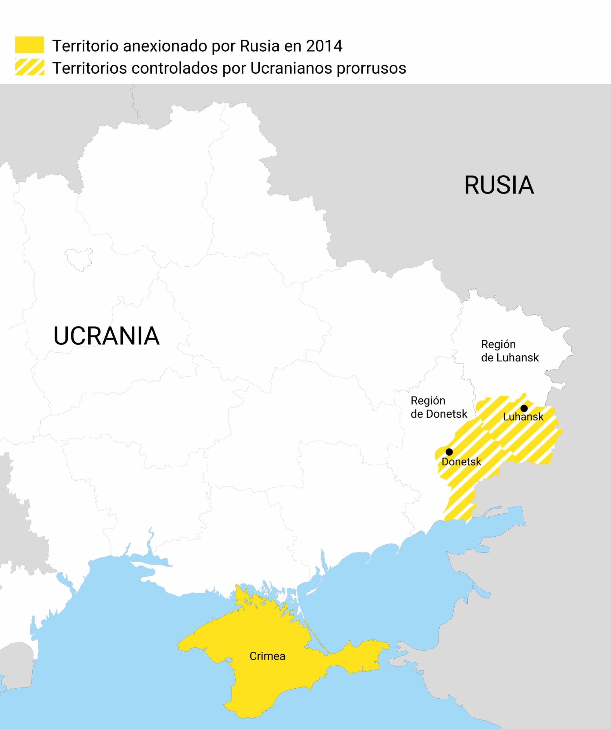 Mapa Ucrania