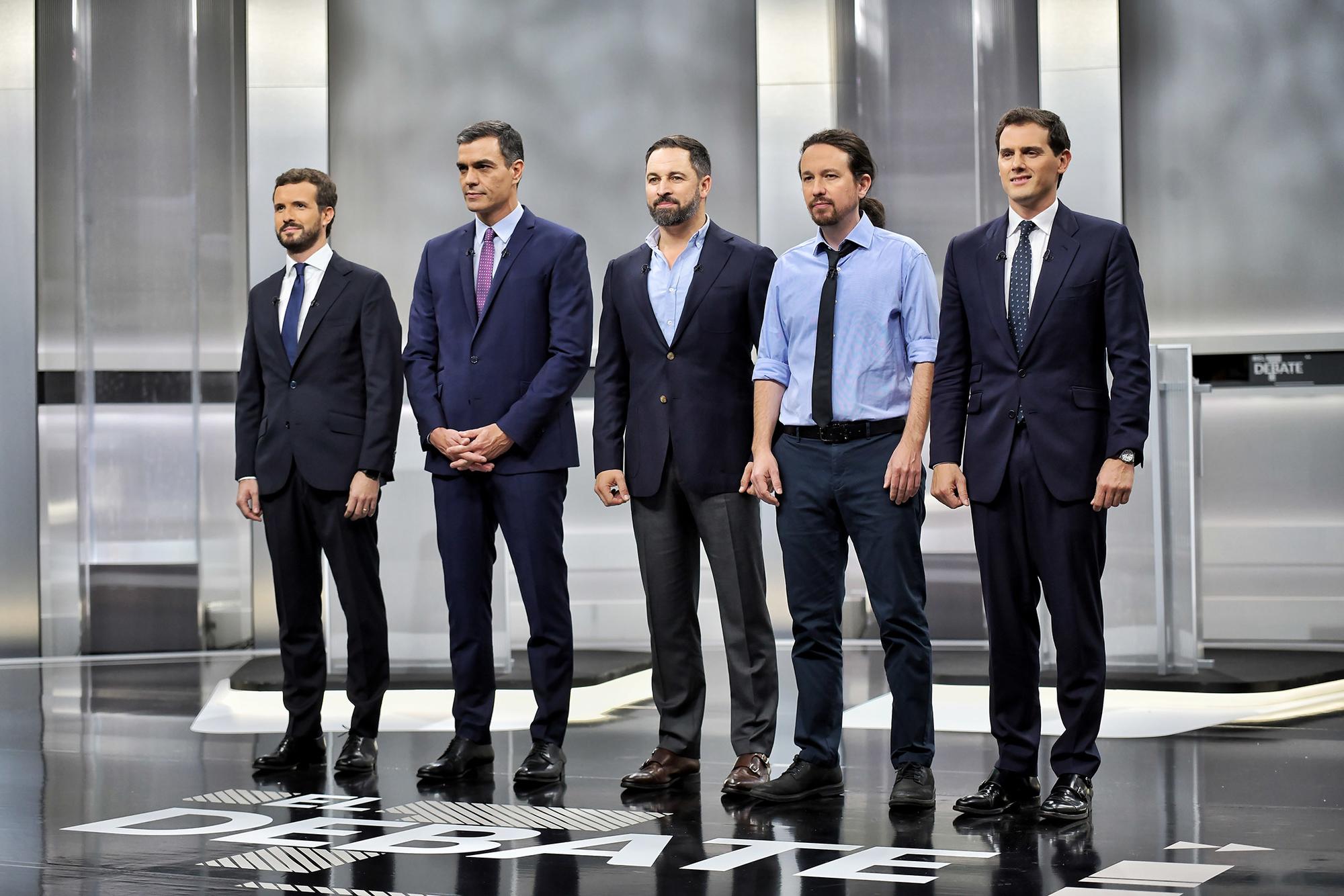 Debate electoral de los principales partidos