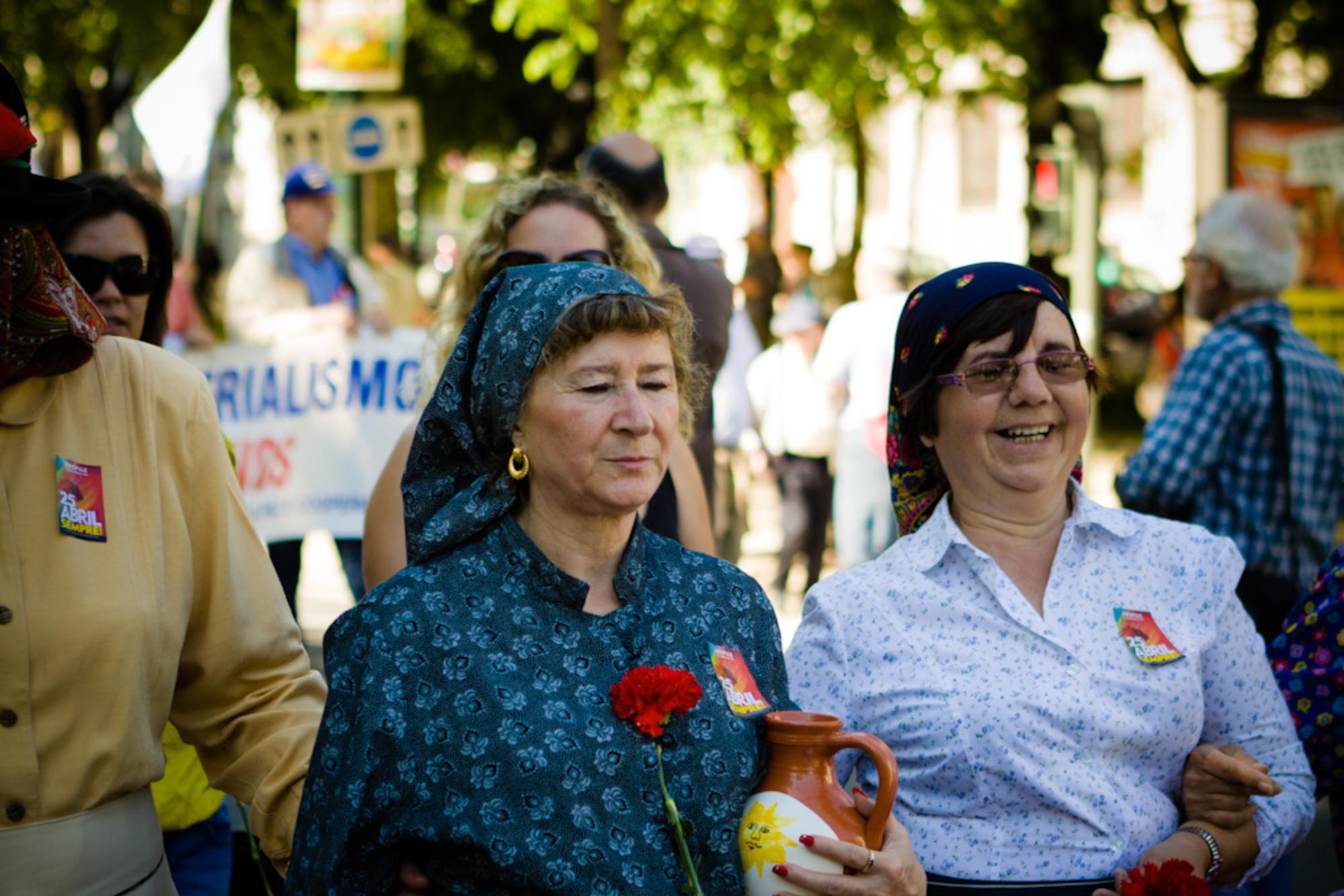 Conmemoración de la Revolução dos Cravos en 2011. / Iberian Proteus