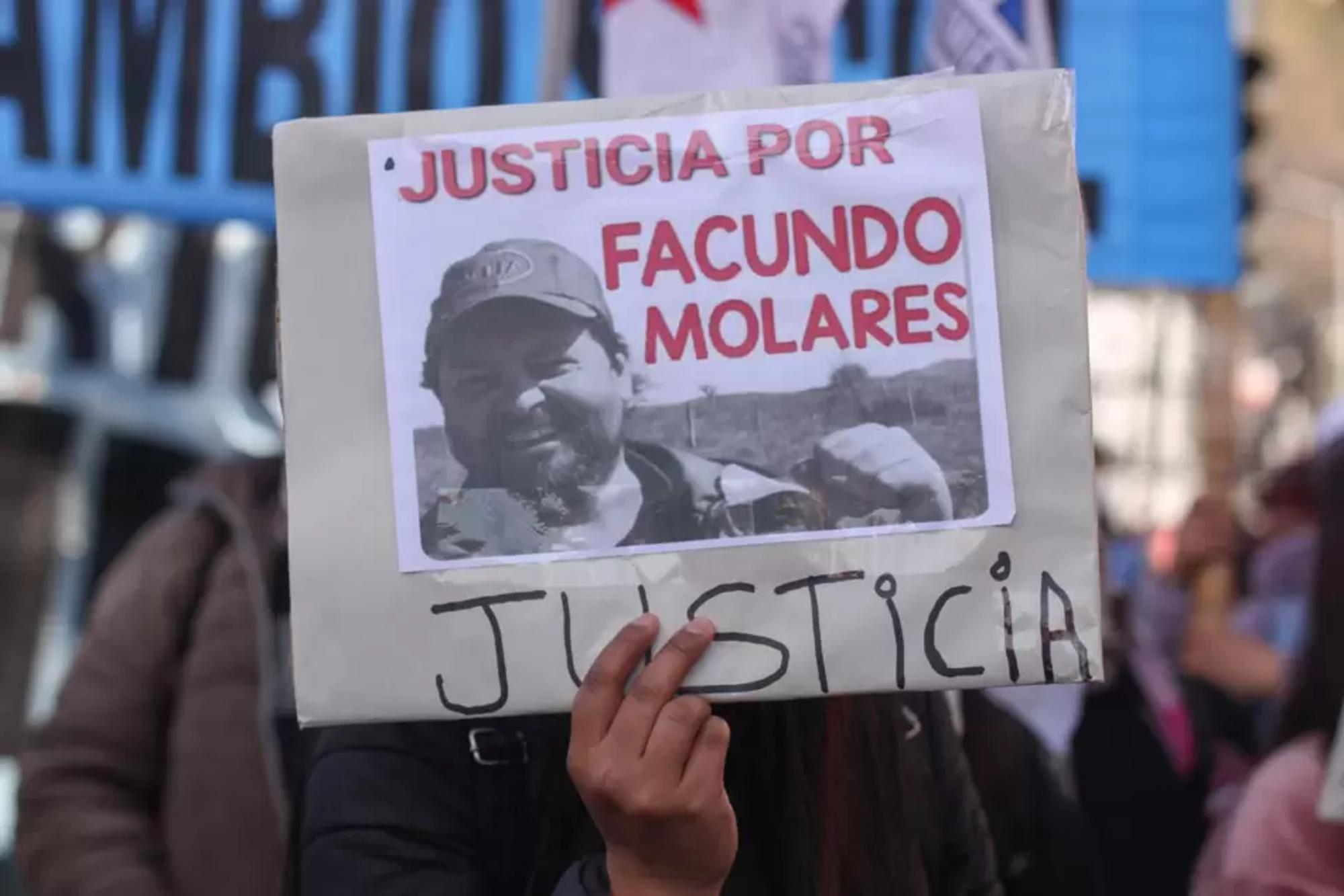 Facundo Molares, militante de Rebelión Popular,