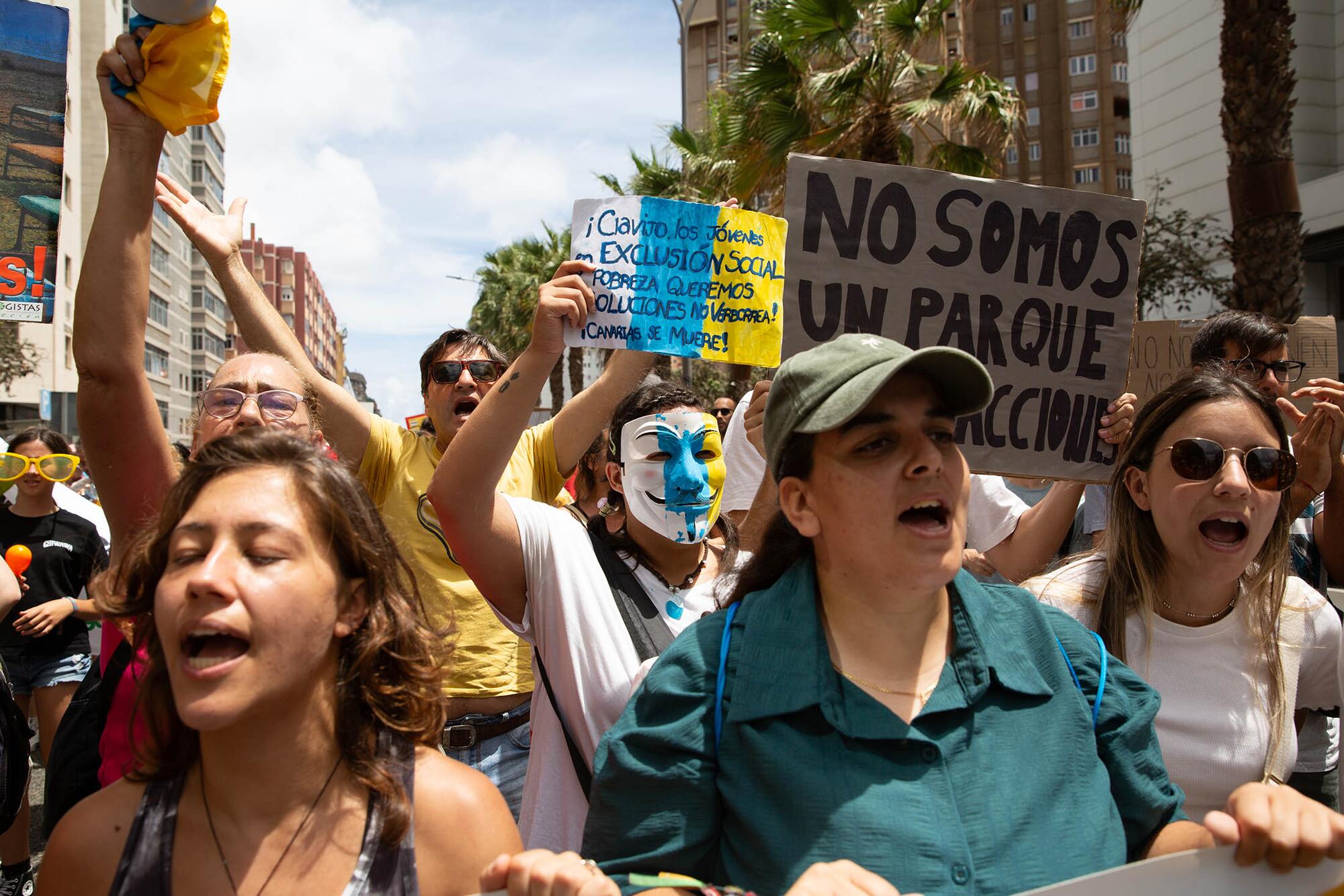 Manifestación Canarias se agota - 18