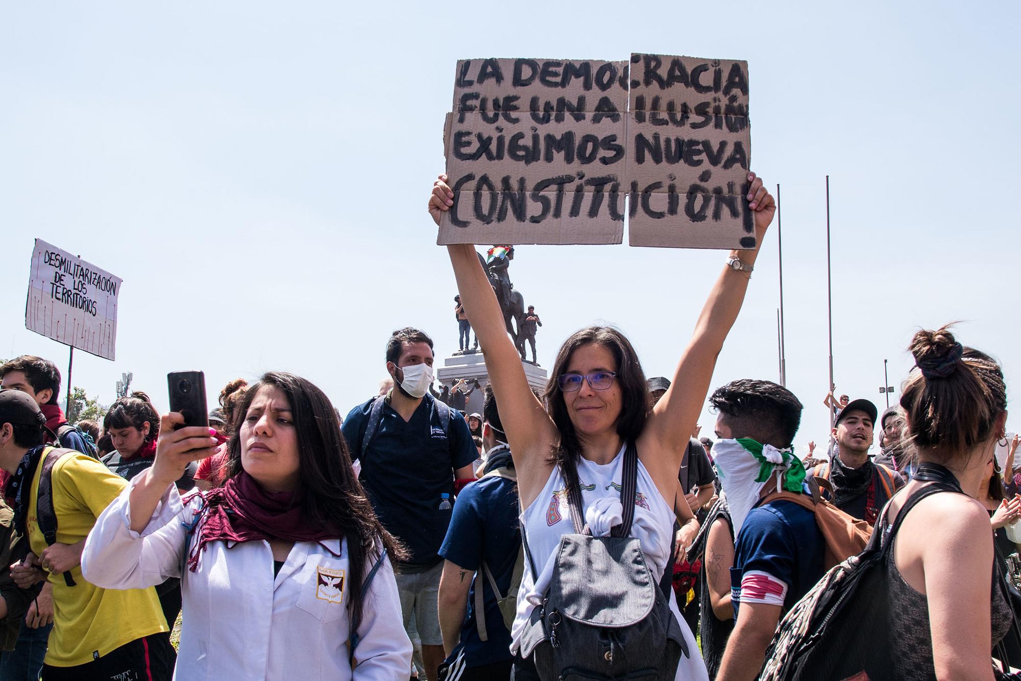 Protestas en Santiago de Chile