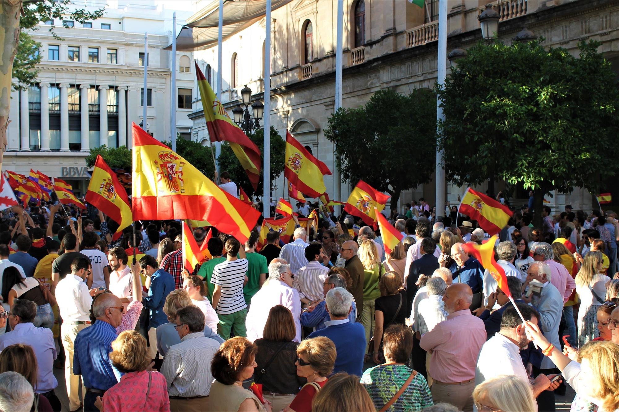 Manifestación Monarquia Sevilla