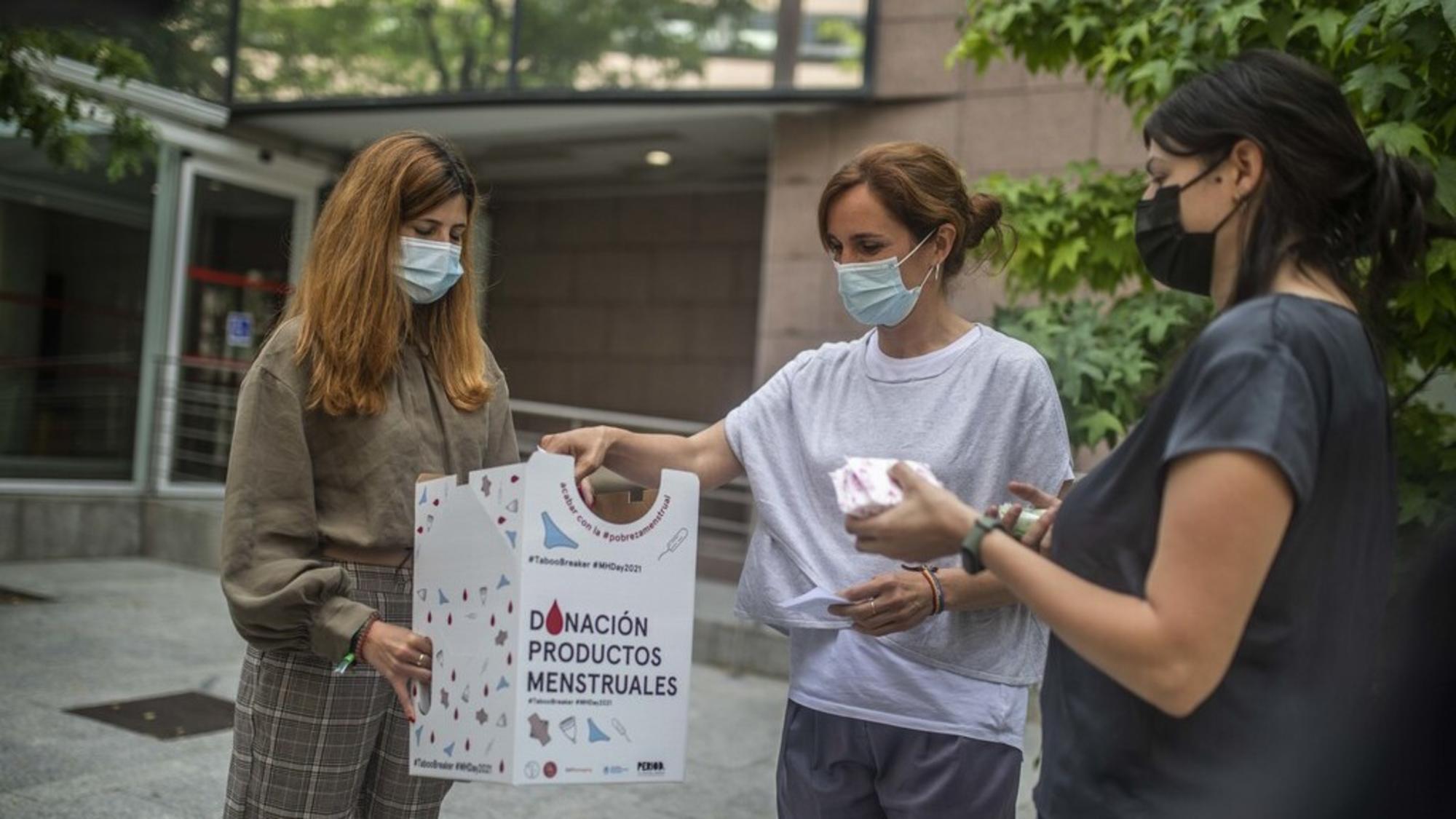 Urna Más Madrid Higiene Menstrual