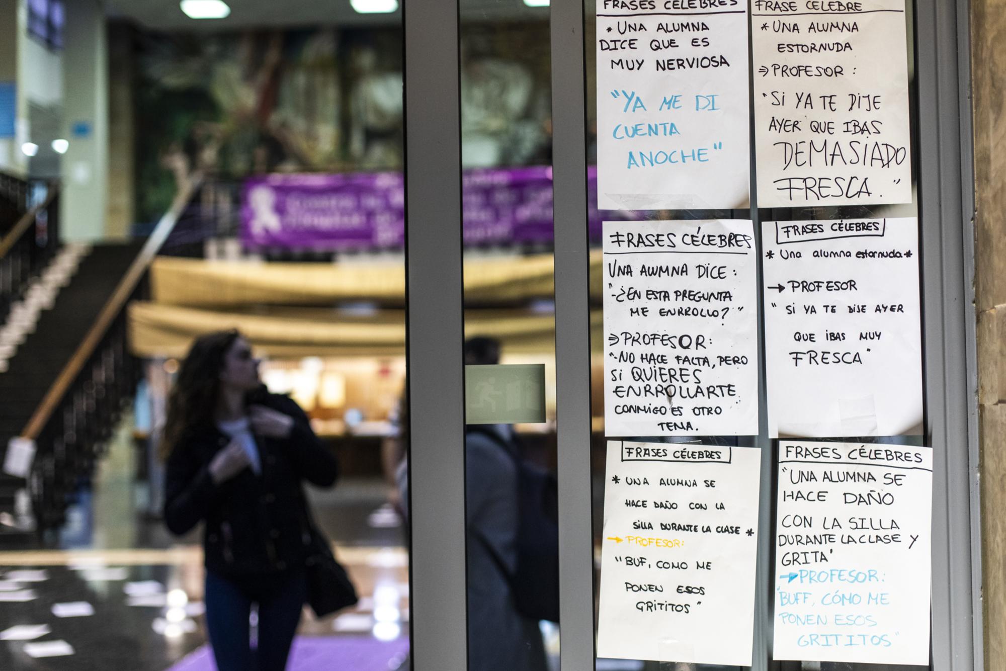 Frases machistas de un profesor de la Universitàt de Valencia