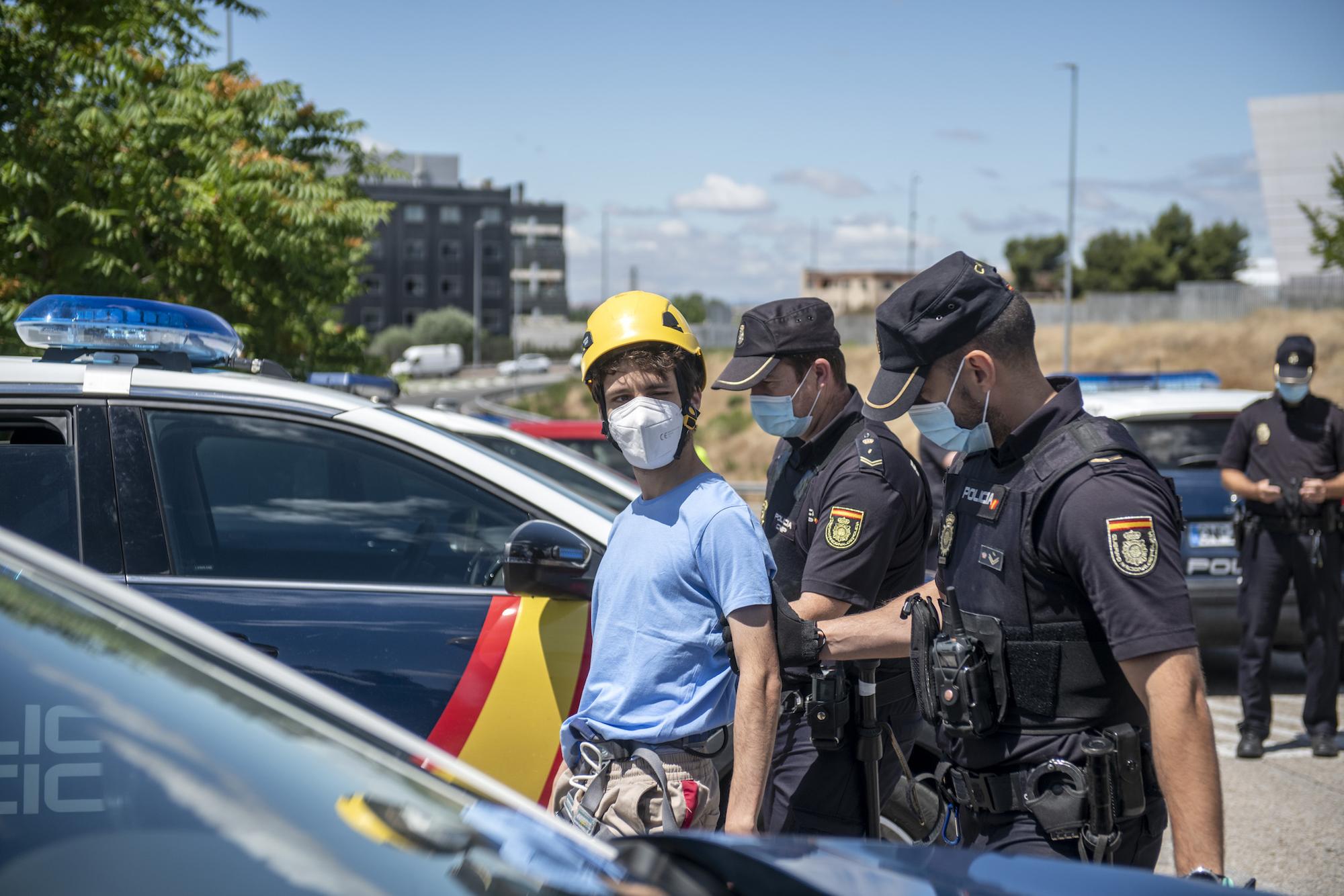 Rebelión por el Clima bloquea la sede de Repsol en Móstoles - 19