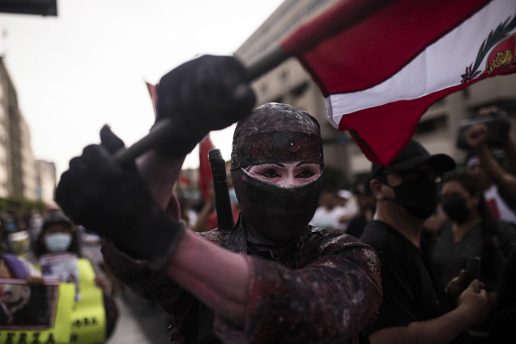 Protestas Autogolpe Perú - 2