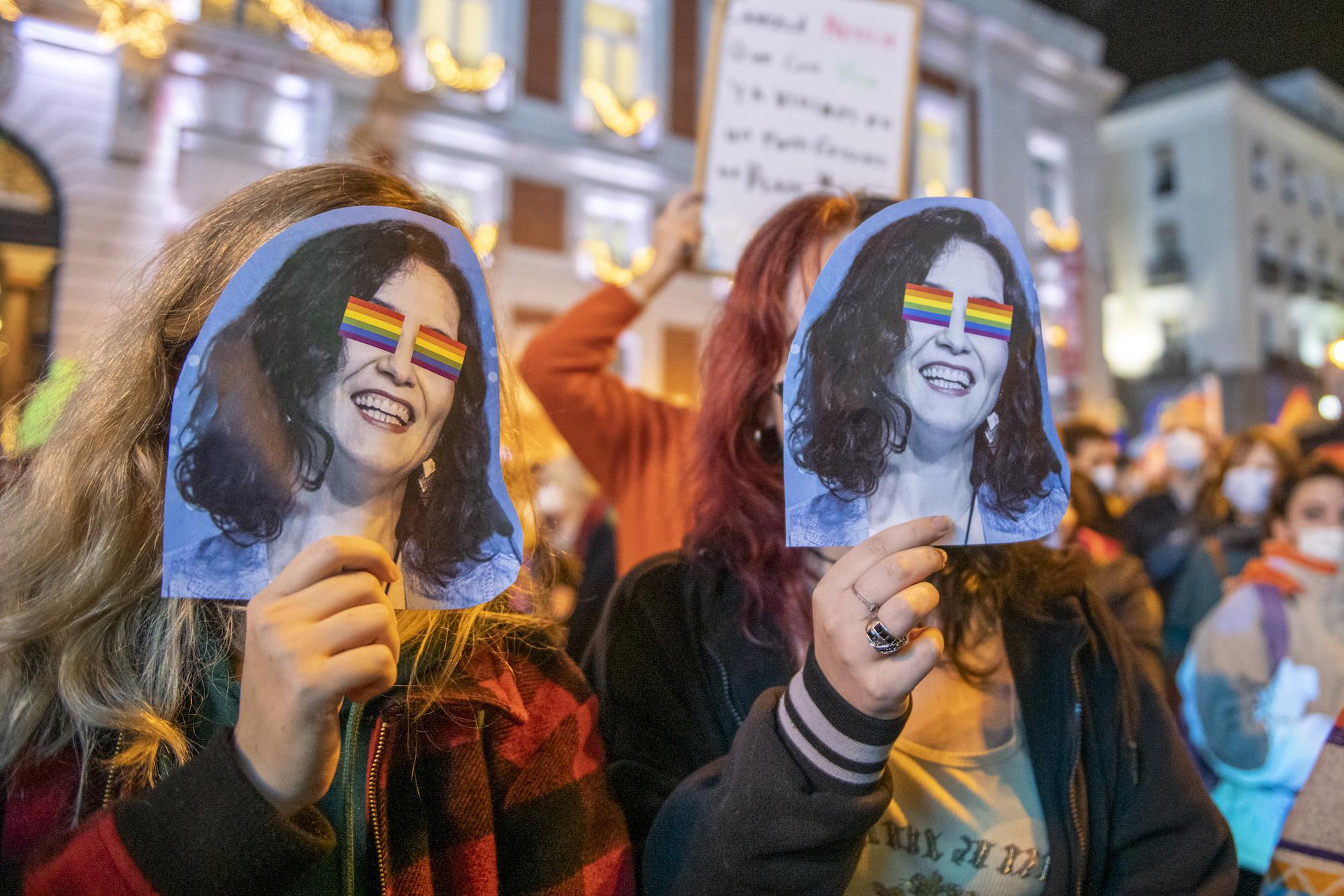 Manifestación sobre derogación leyes LGTBI en Madrid 1