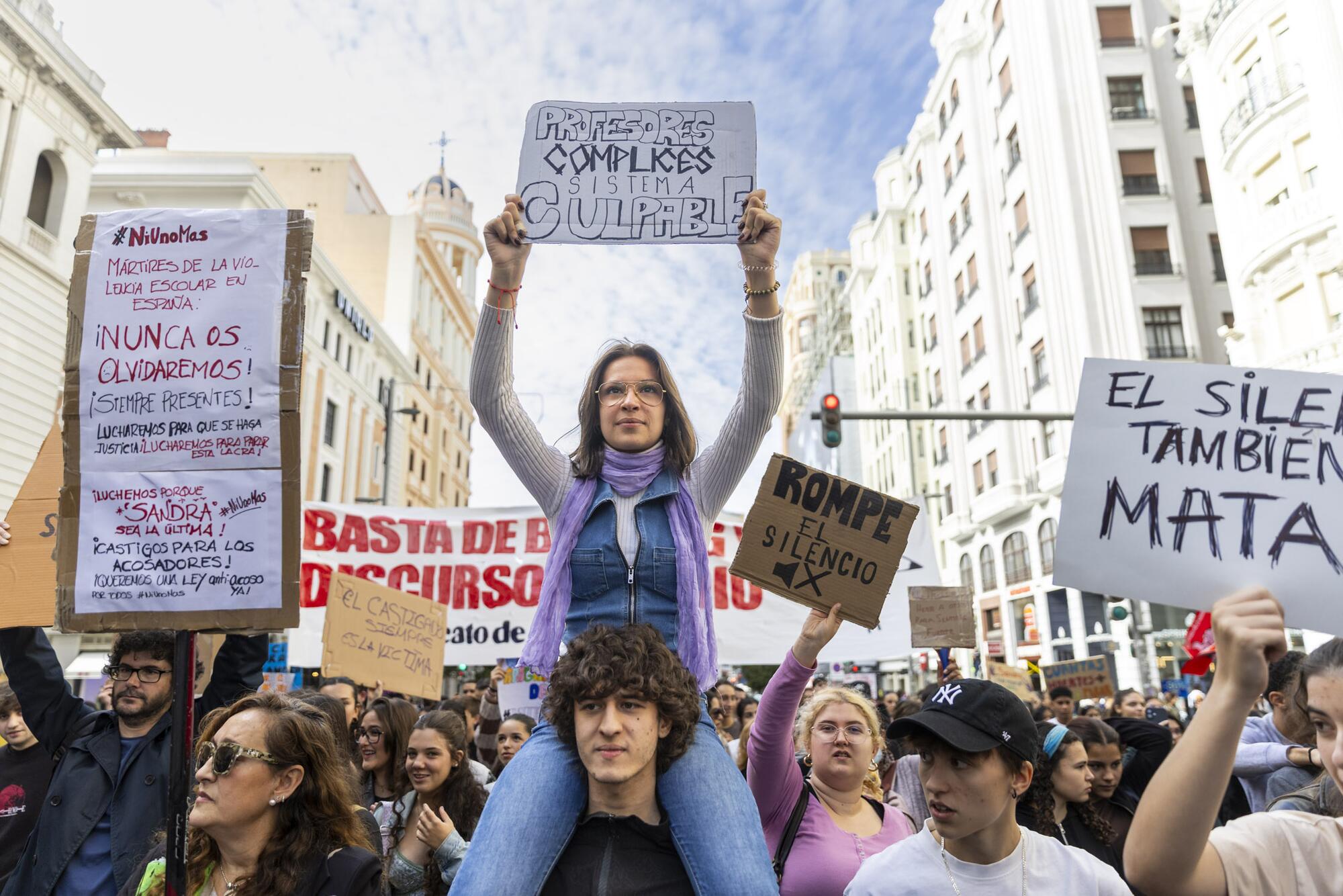 Manifestación  Acoso escolar justicia para Sandra - 9