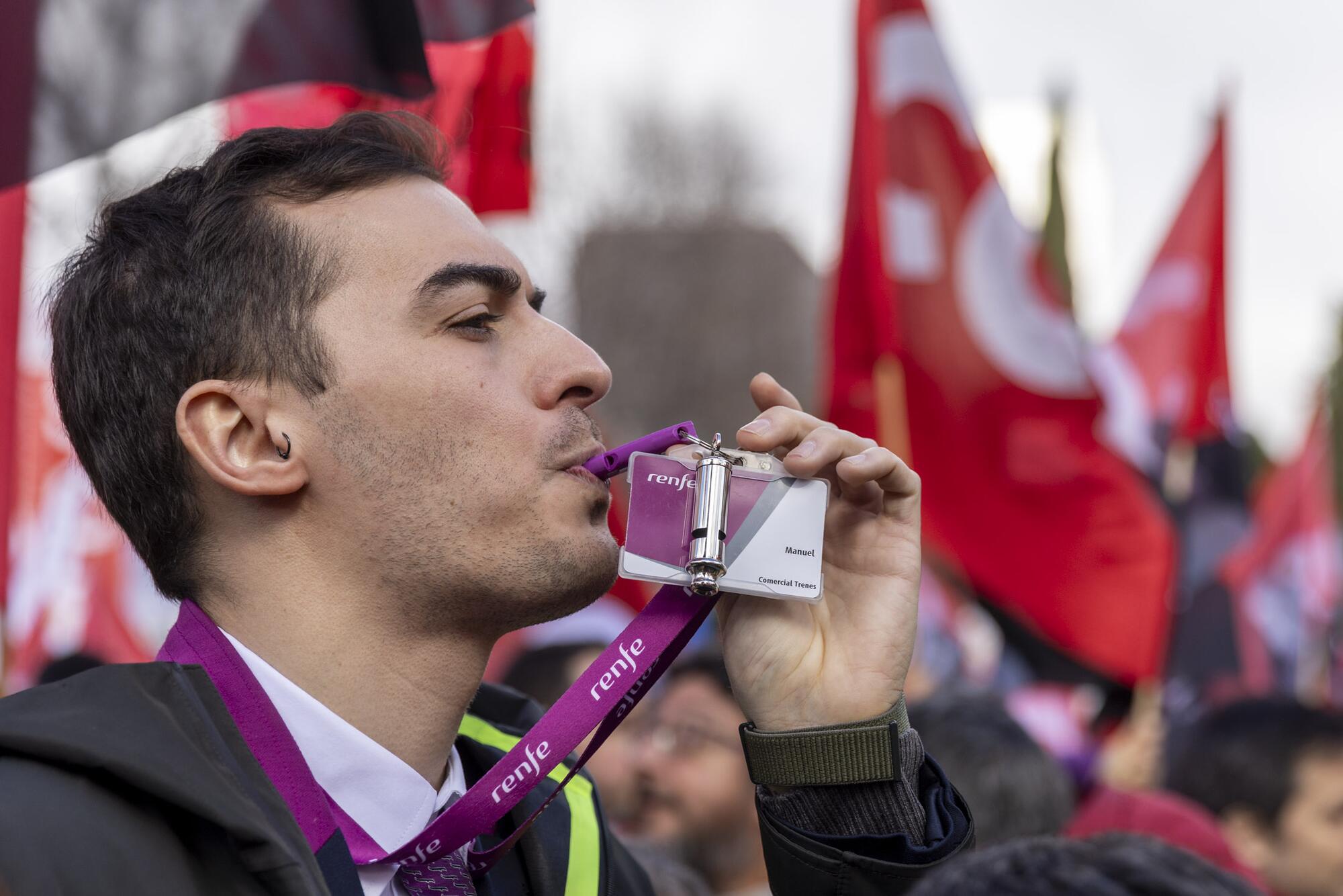 Concentración ferroviarios Ministerio - 7