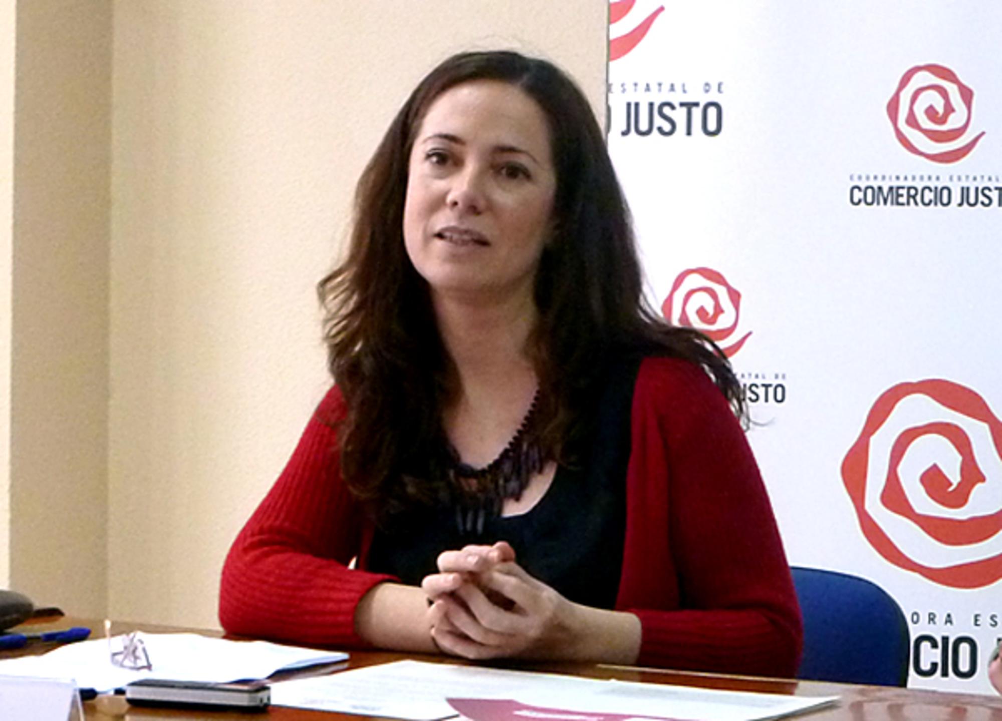 Mercedes García Vinuesa, miembro de la Junta Directiva de la Coordinadora Estatatal de Comercio Justo