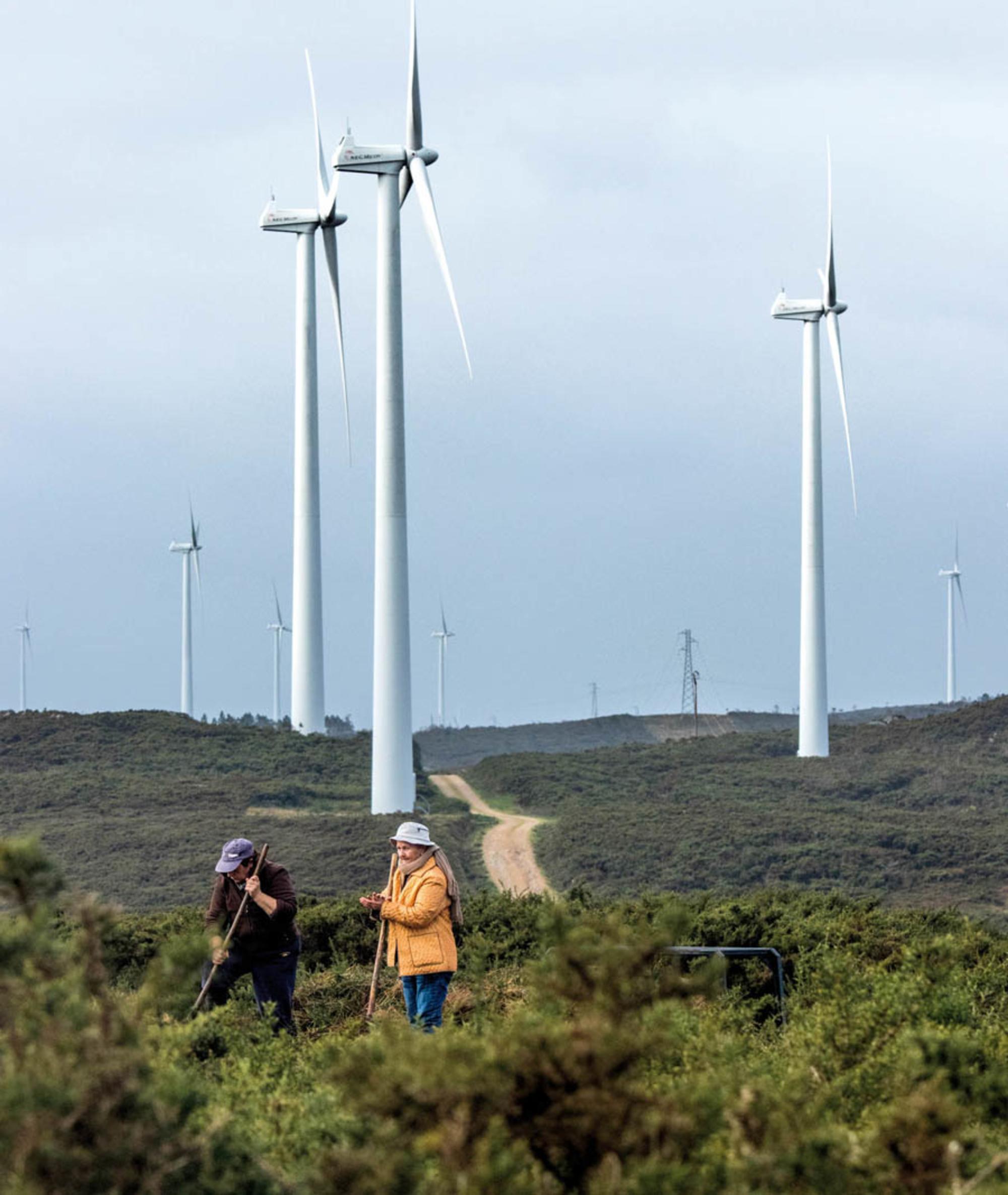 Aeroxeradores Corzal, Negreira Aerogeneradores Molinos Molino eólica eolica