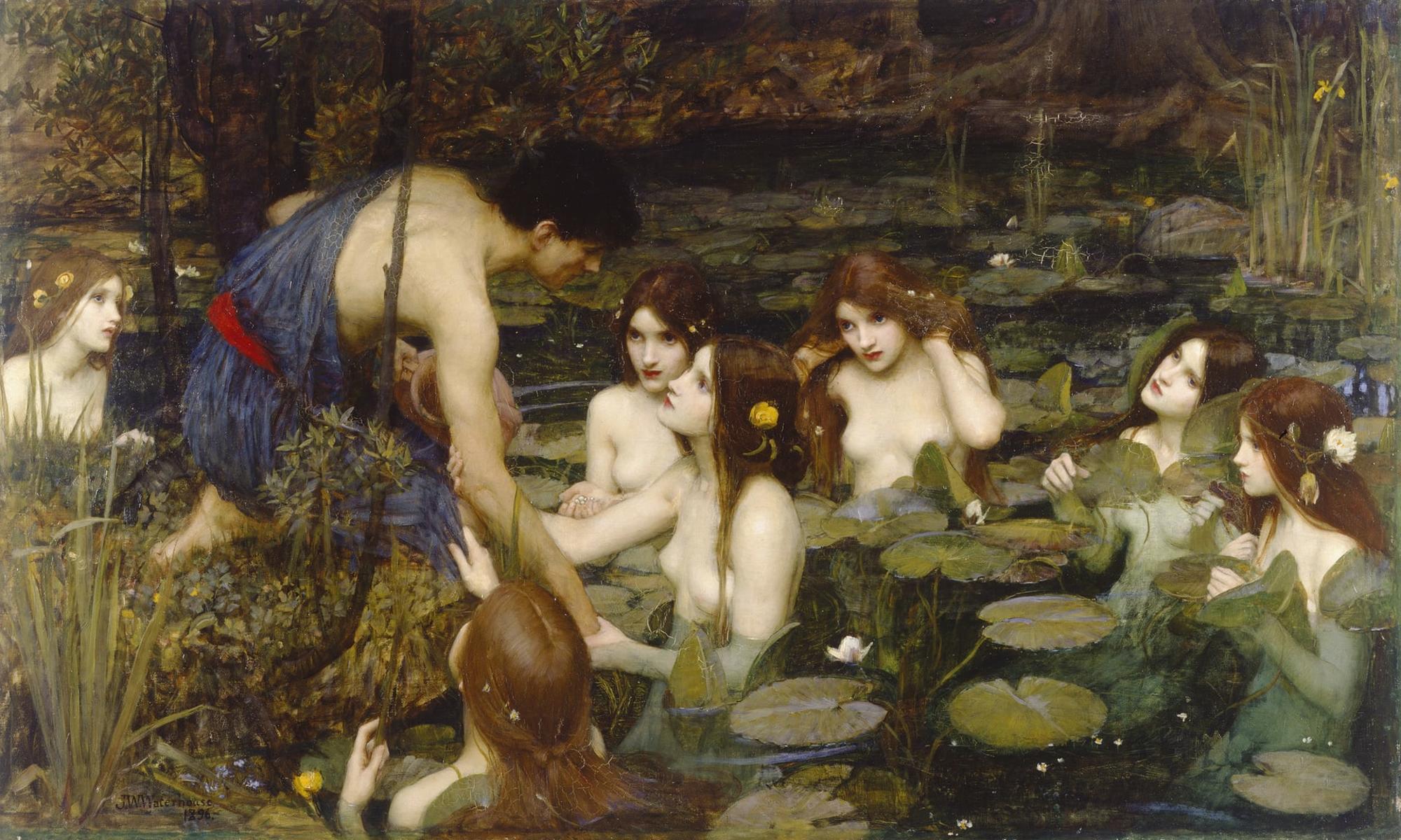 El cuadro de Waterhouse objeto de la performance de Sonia Boyce