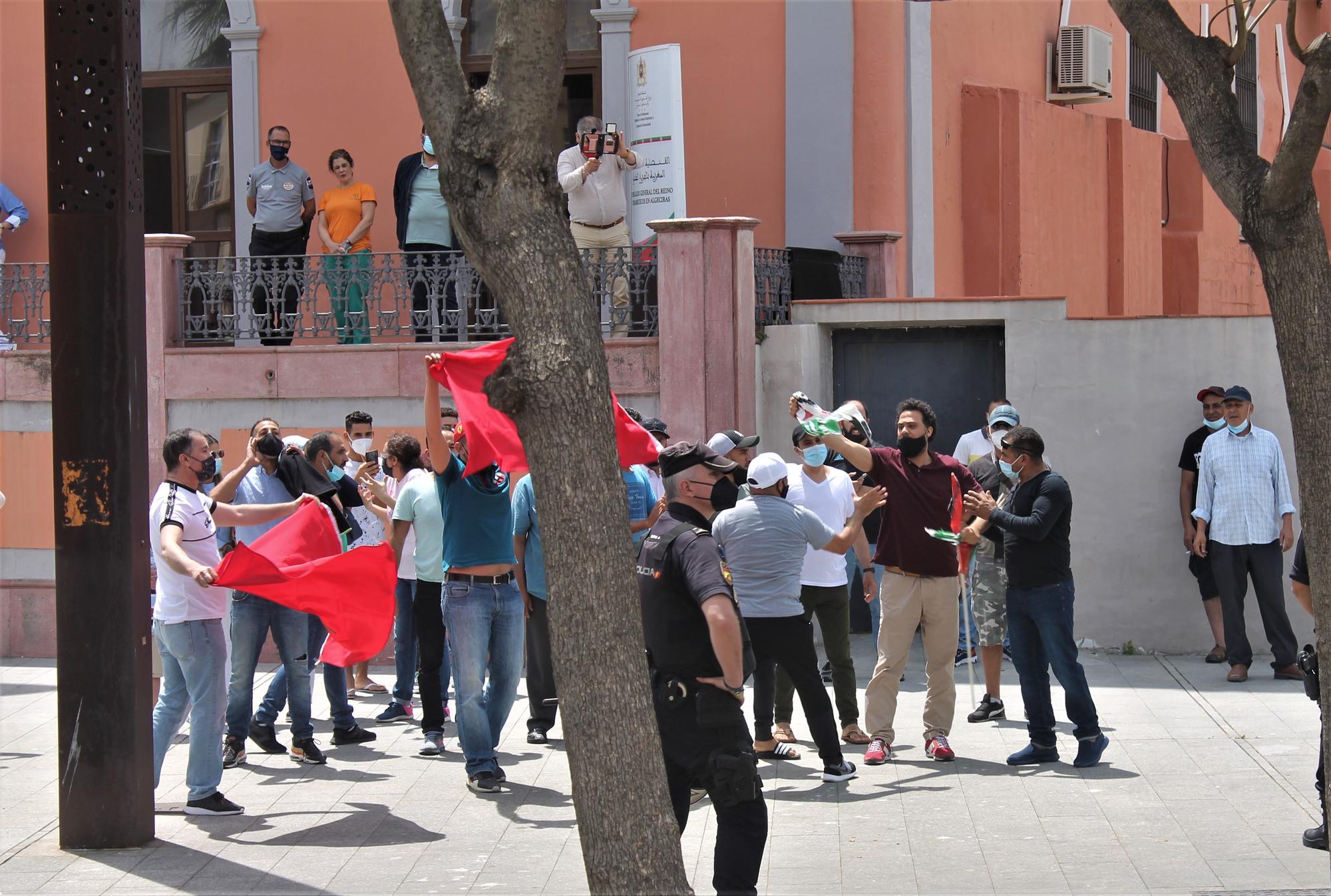 Protesta saharaui Algeciras 6