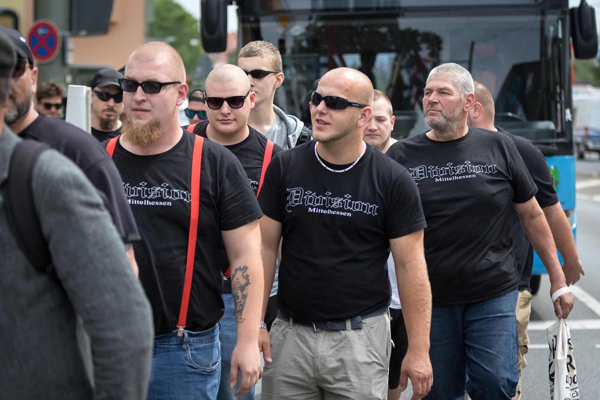 Manifestación neonazi en Kassel
