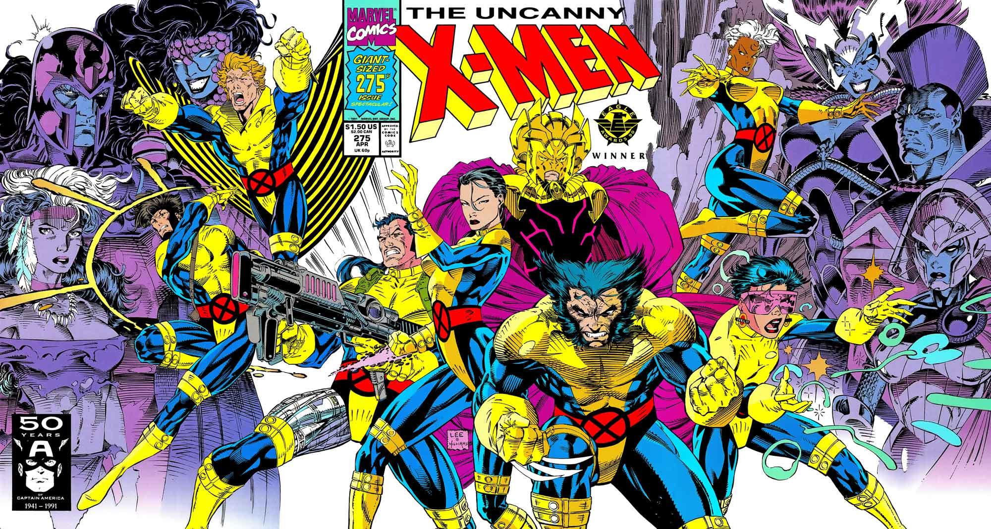 Portada de The Uncanny X-Men número 275, por Jim Lee