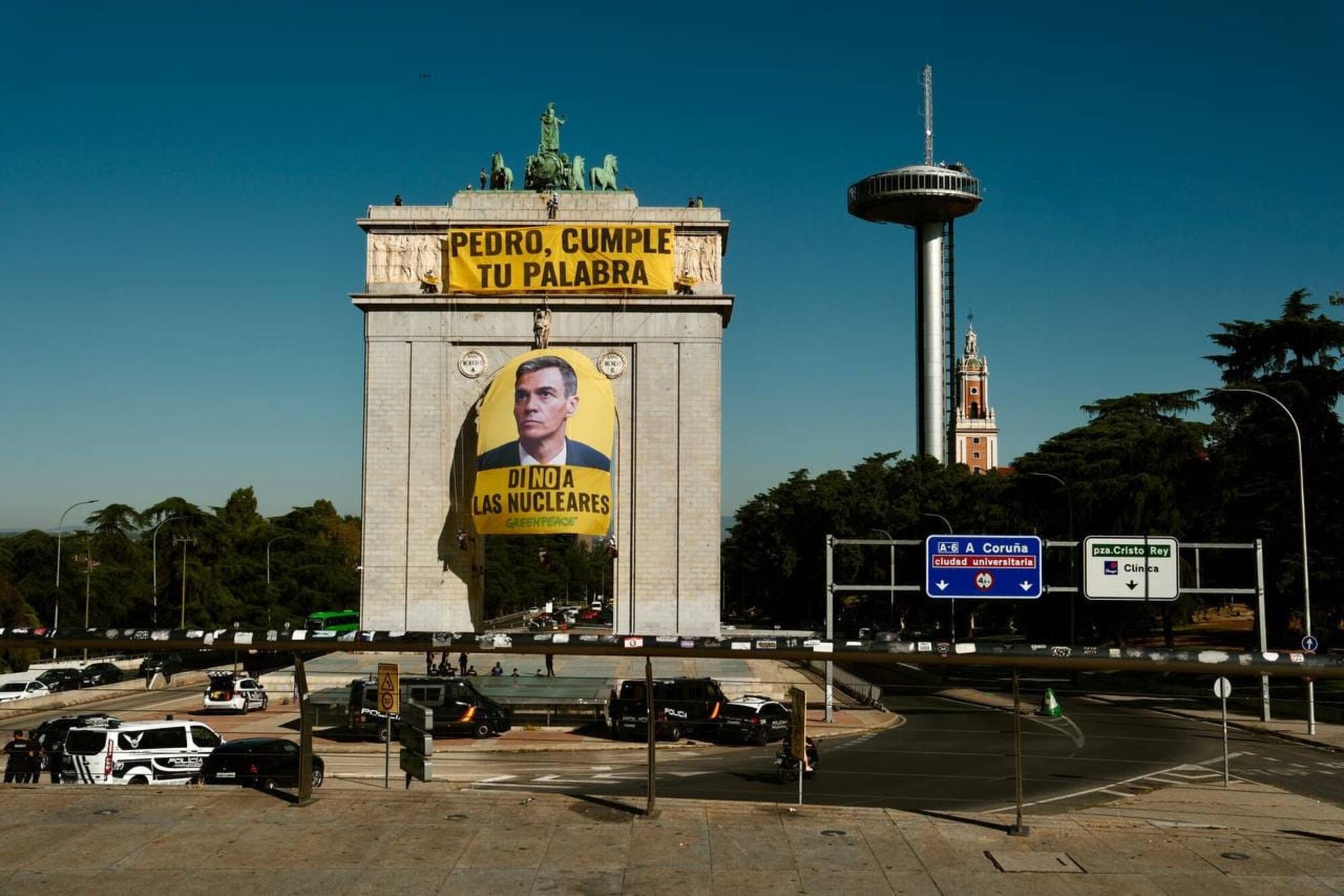 Greenpeace Almaraz Moncloa