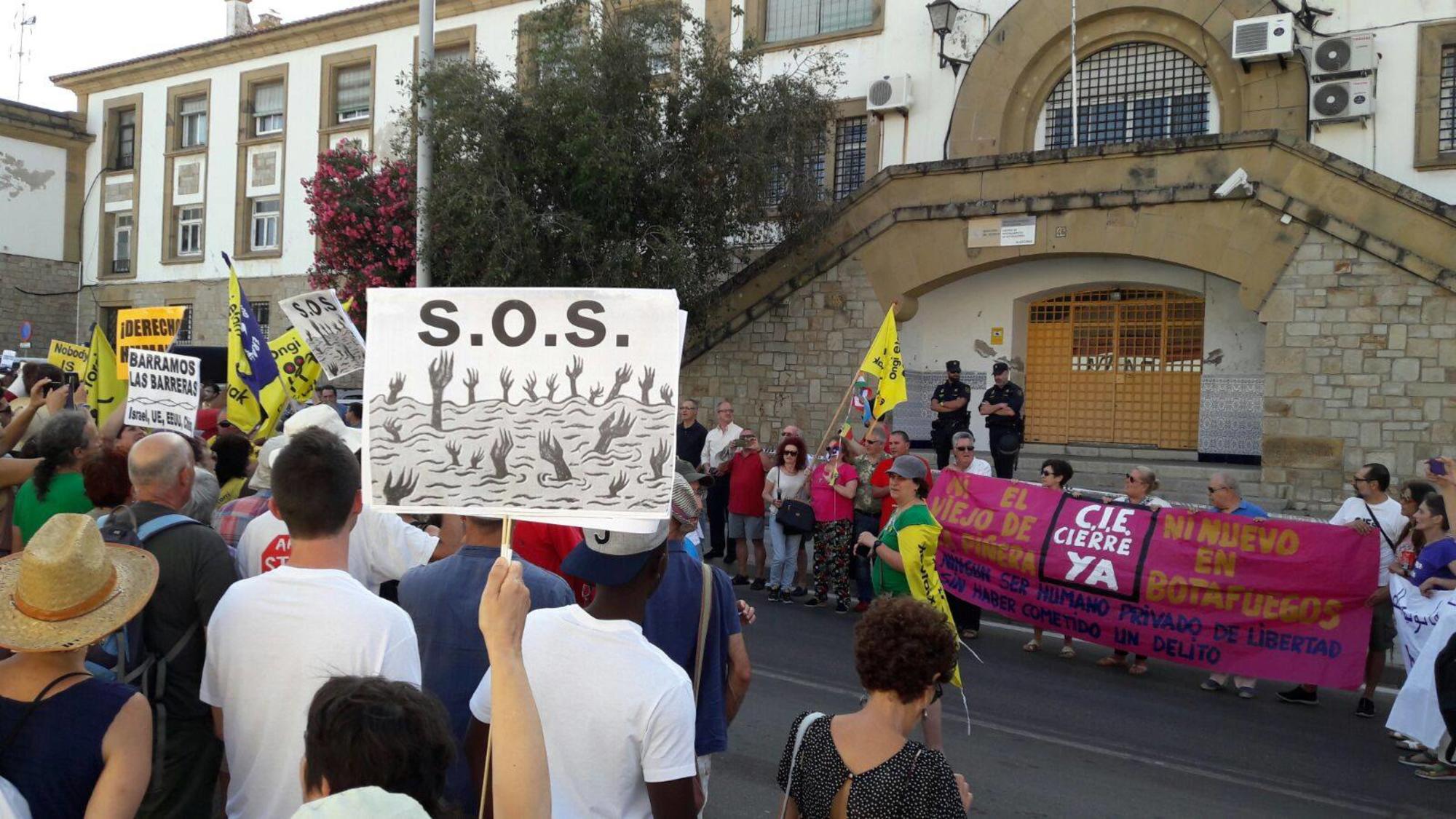 Protesta CIE Algeciras