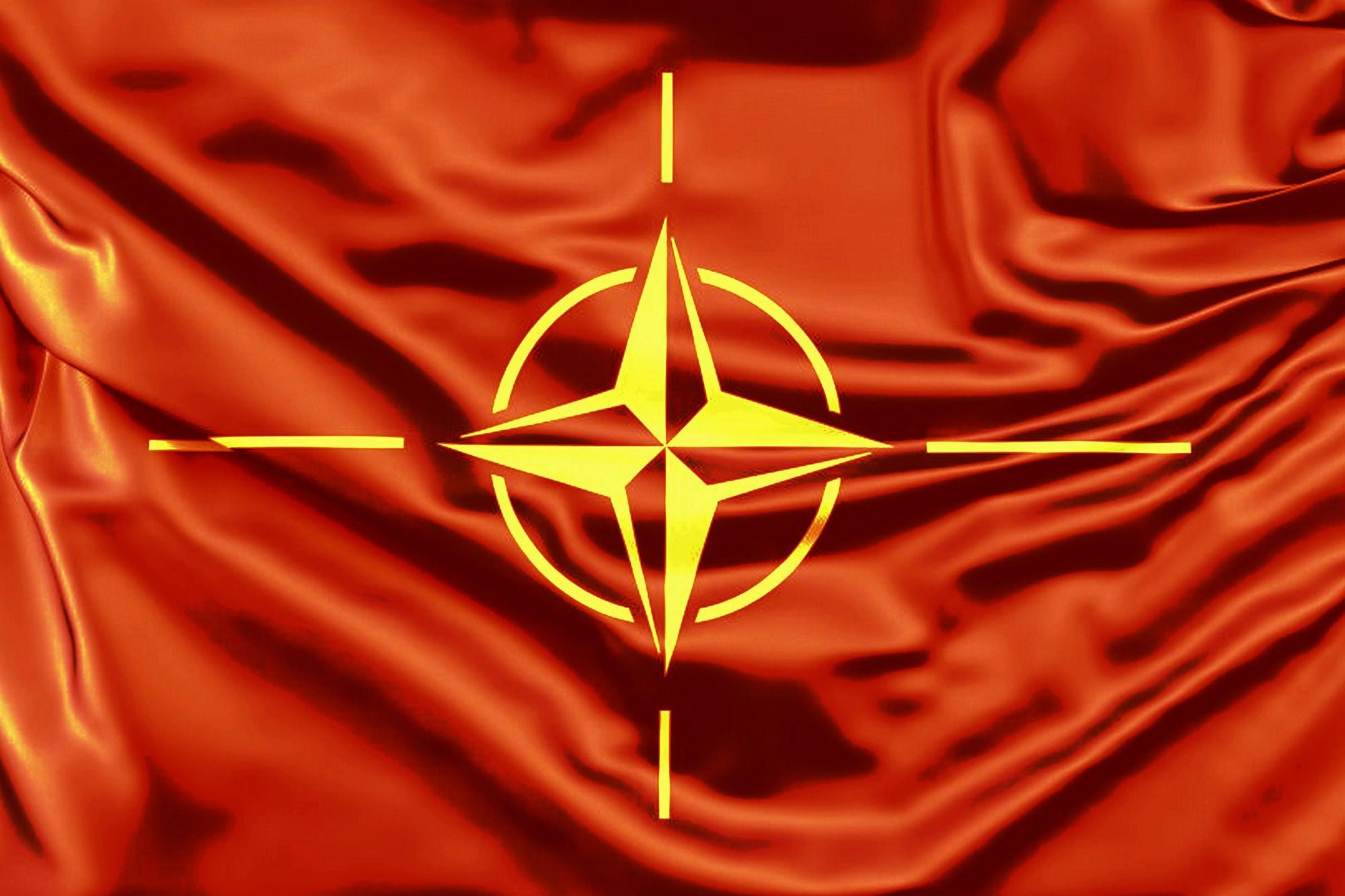OTAN, escudo rojigualdo