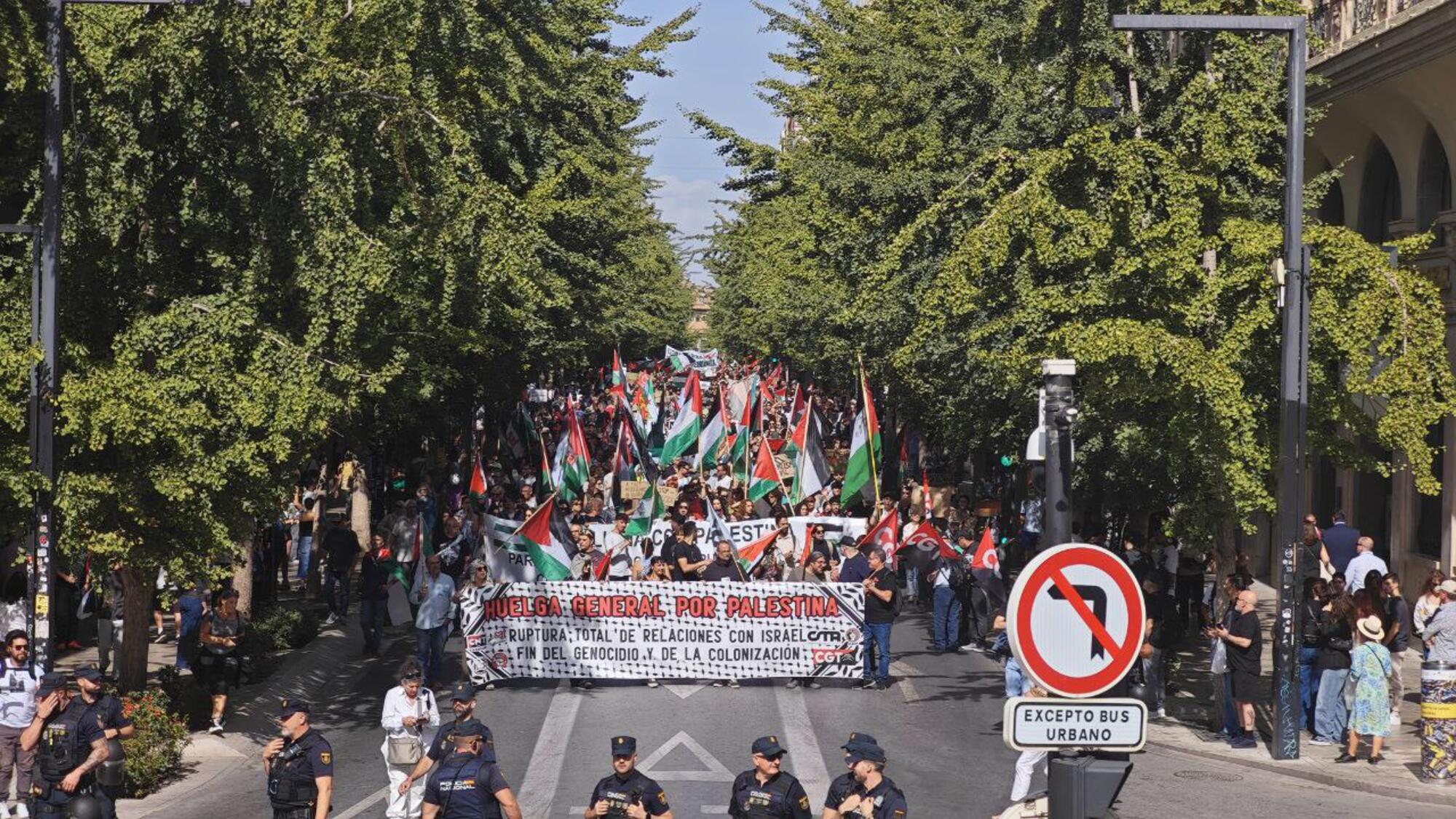 Así fue la huelga general por Palestina en Andalucía - 1