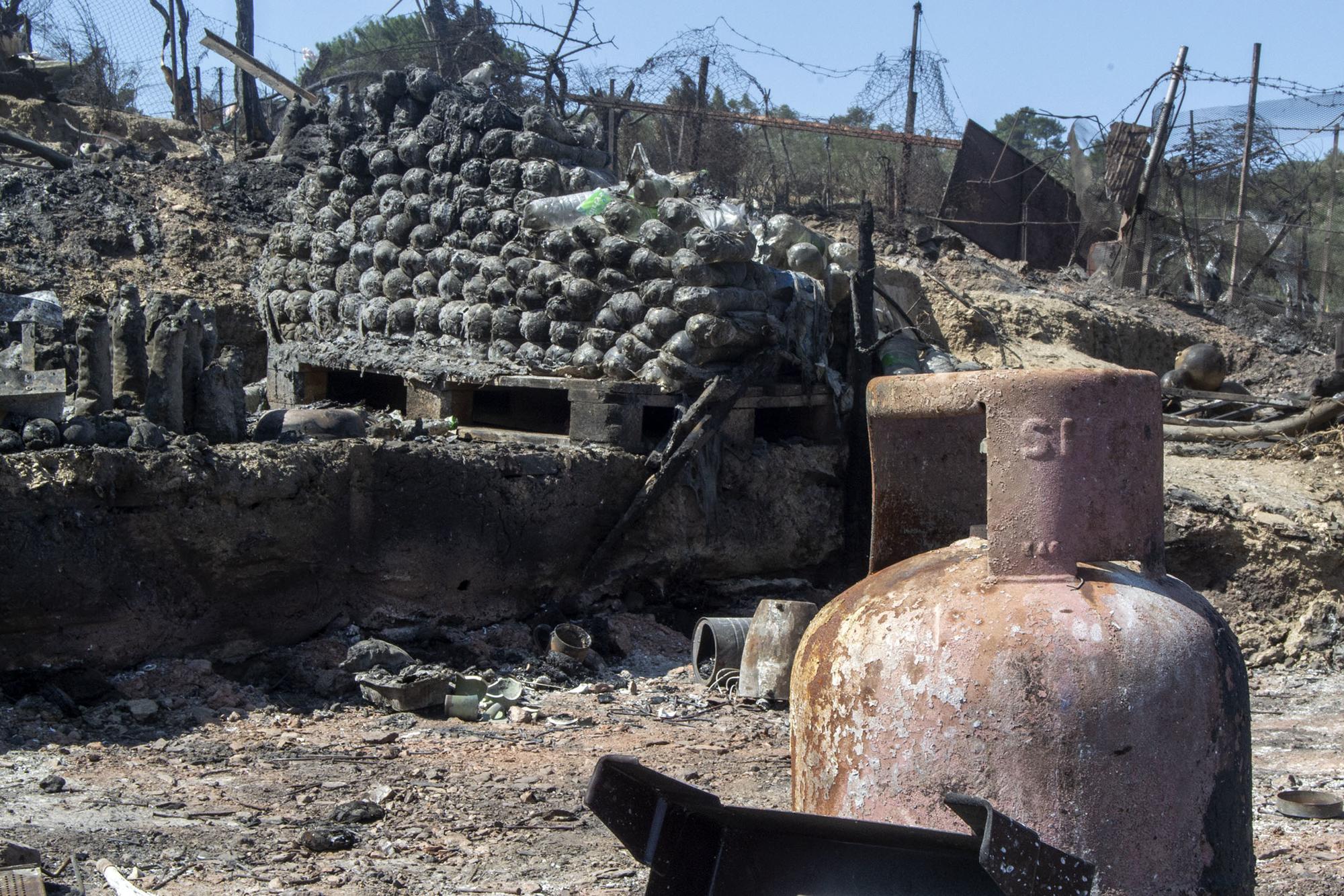 Campamento de Moria incendiado - 14