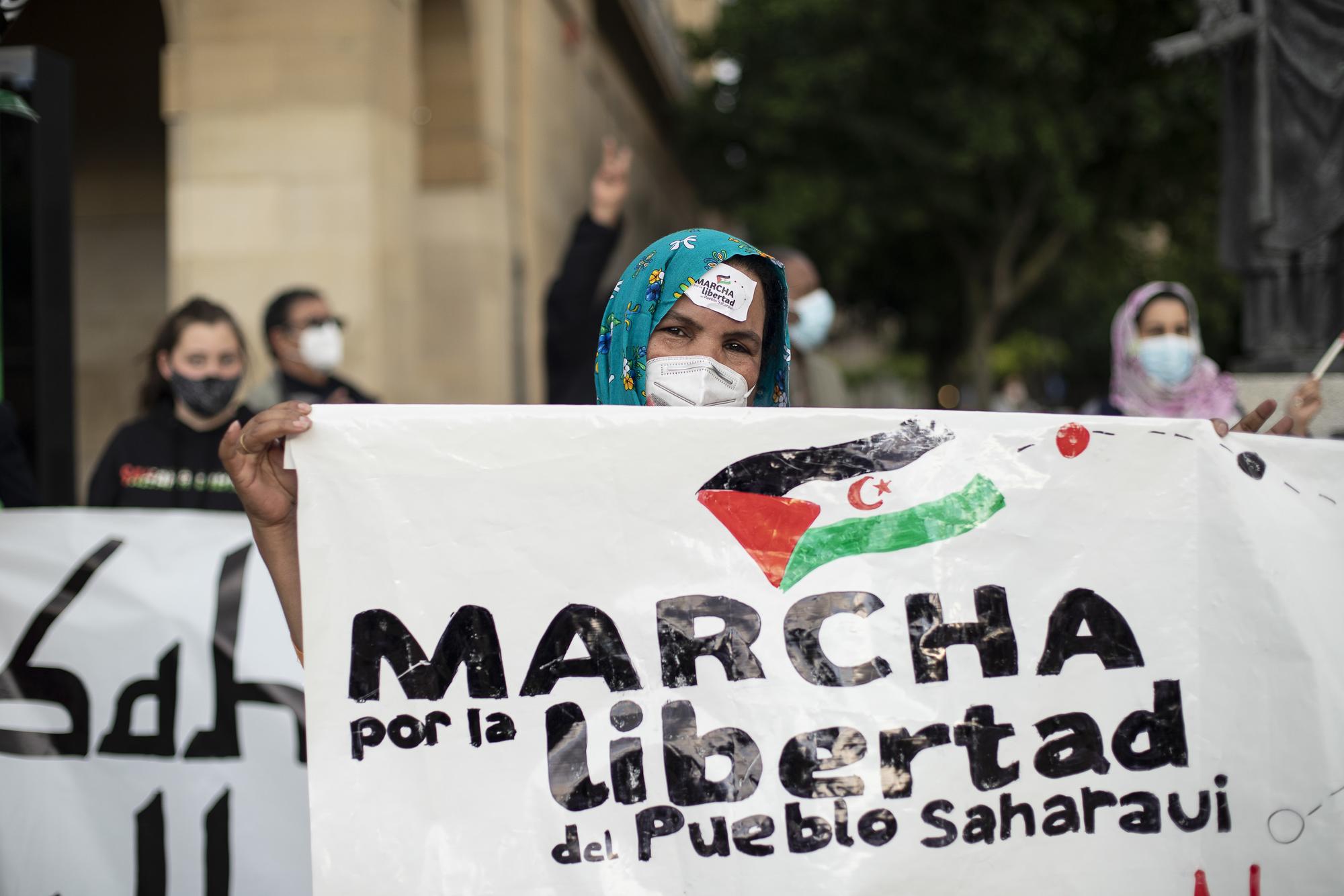 1ª Etapa de la Marcha por la Libertad del Pueblo Saharaui en iruñea - 10