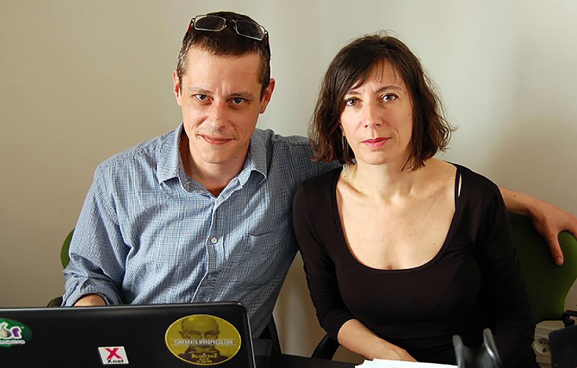 Simona Levi y Sergio Salgado