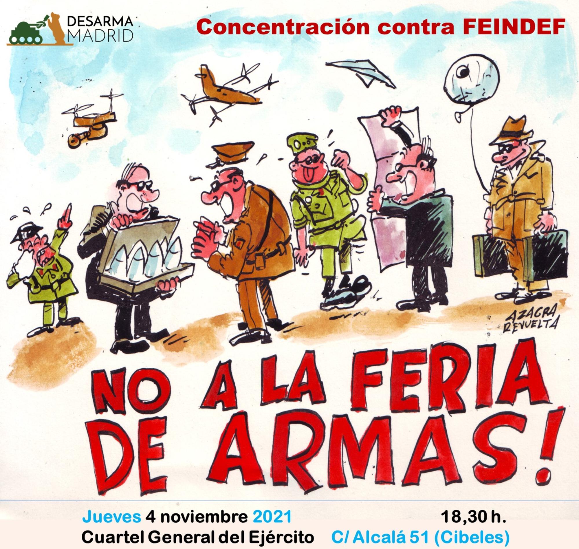 Concentración contra FEINDEF