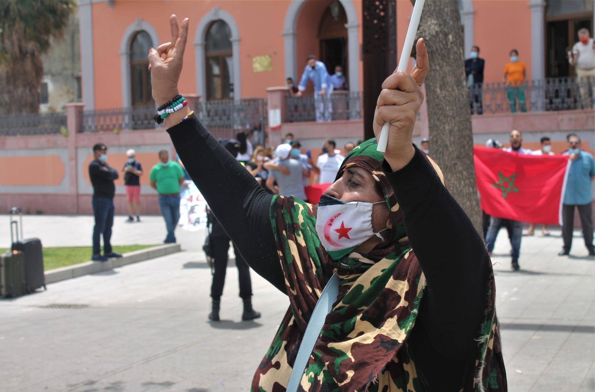 Protesta saharaui Algeciras 7