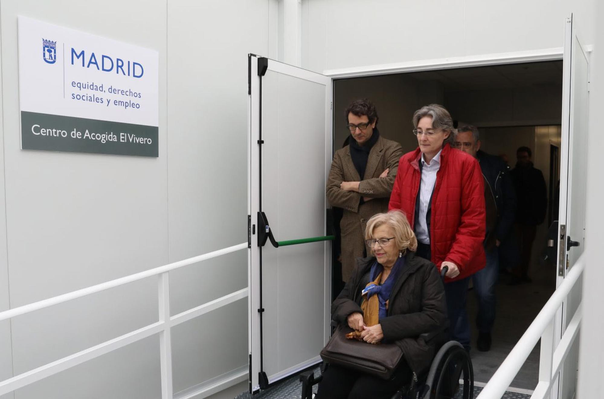 Marta Higueras y Manuela Carmena El Vivero