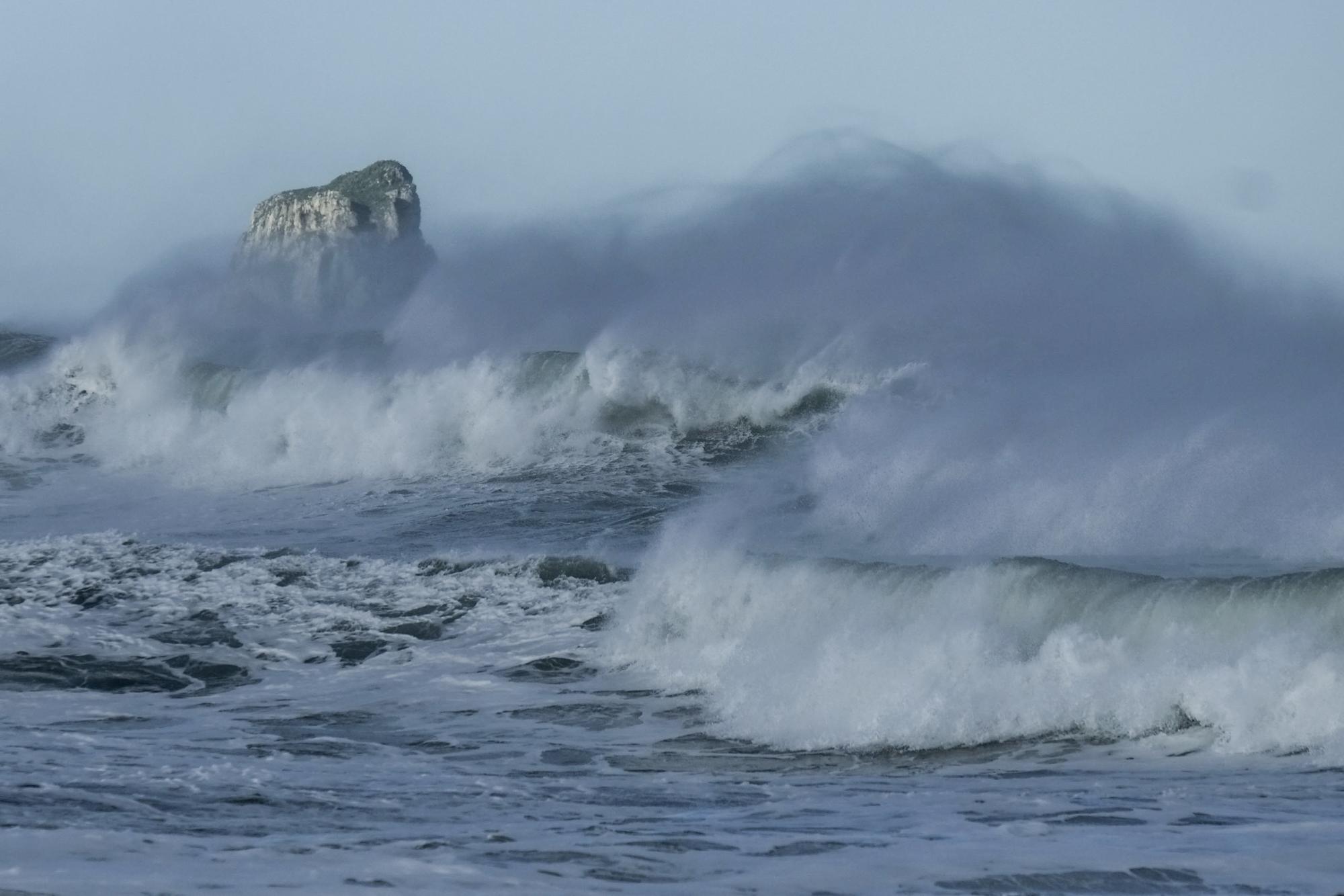 cambio climatico temporal olas