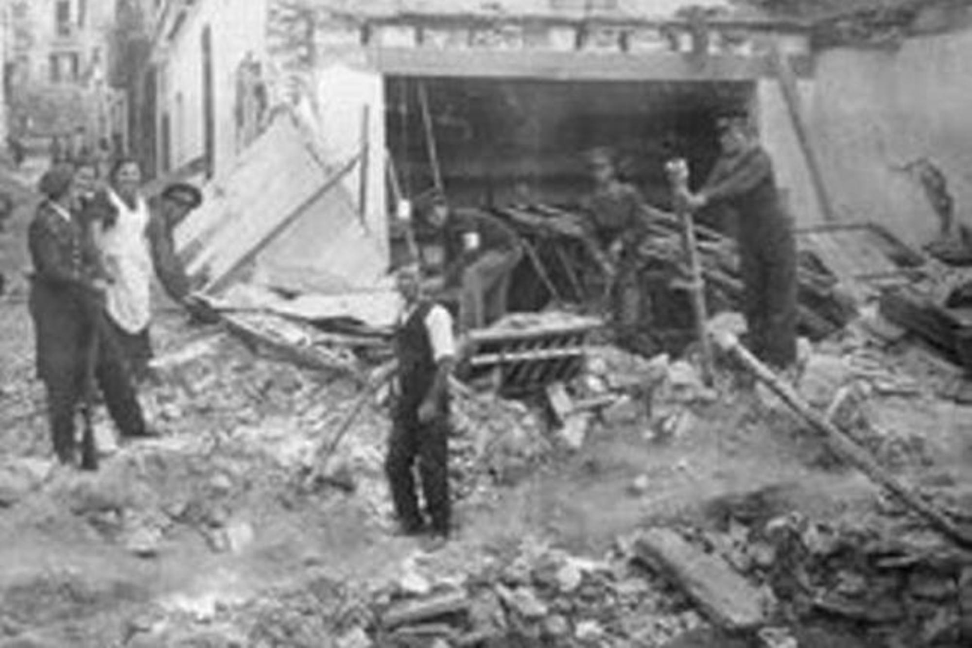 Bombardeo Mercado Central Alicante
