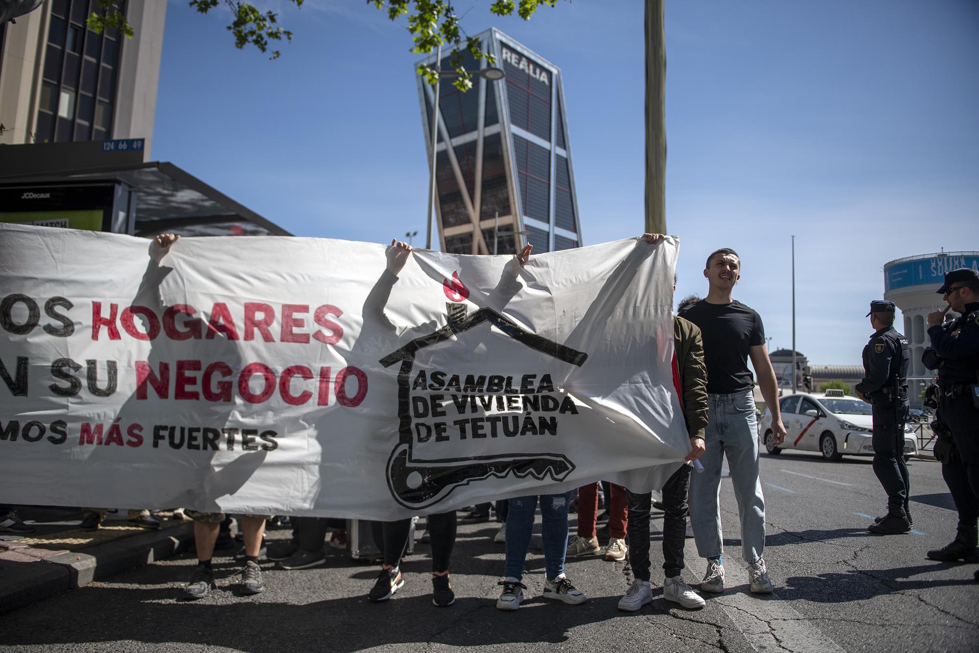 Manifestación derecho vivienda Tetuán - 1