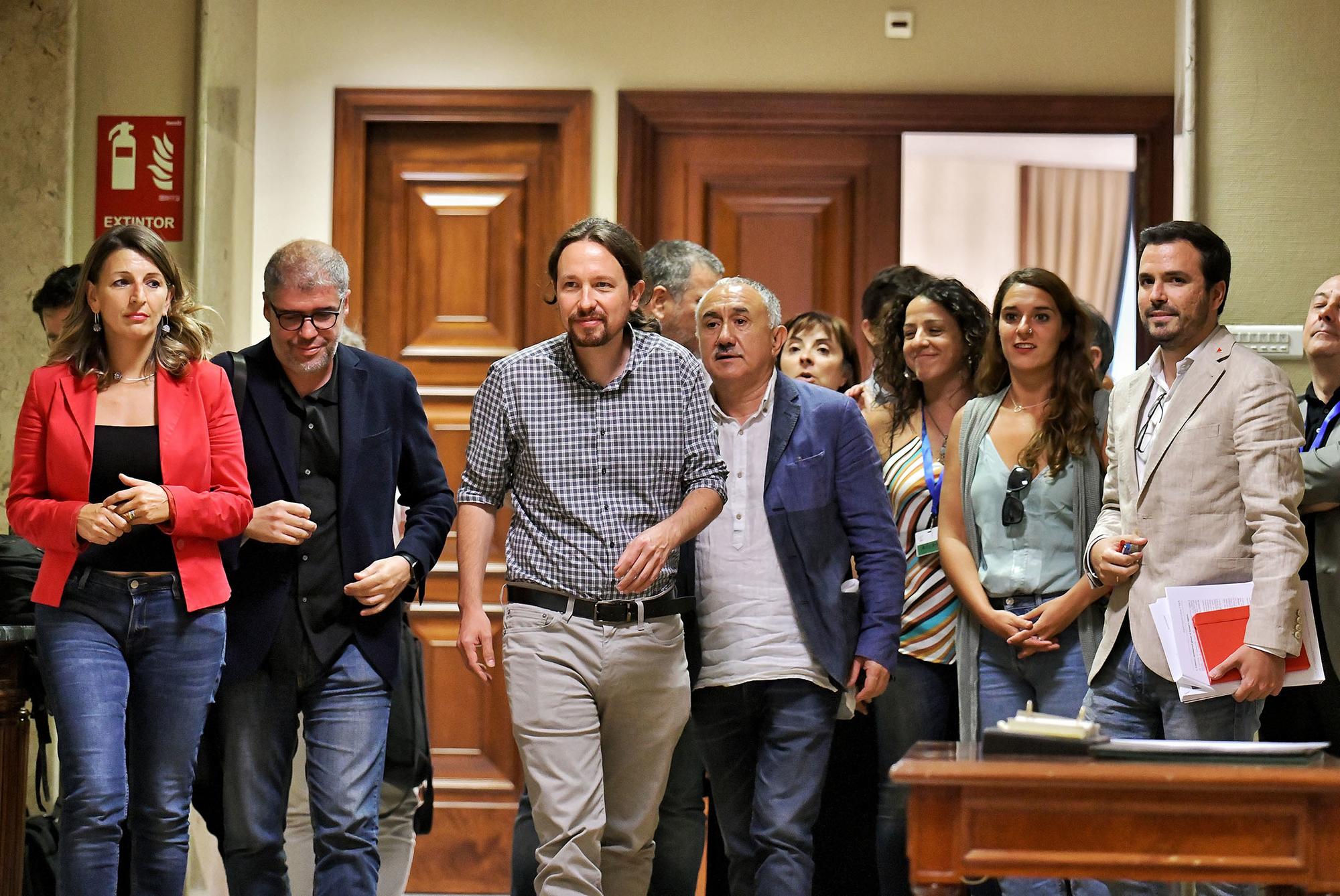 Reunión Sindicatos Podemos