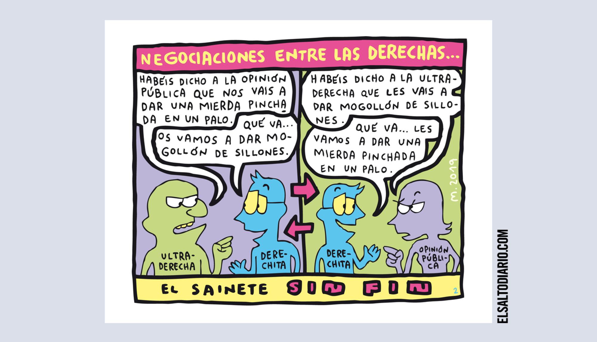 Negociaciones entre las derechas