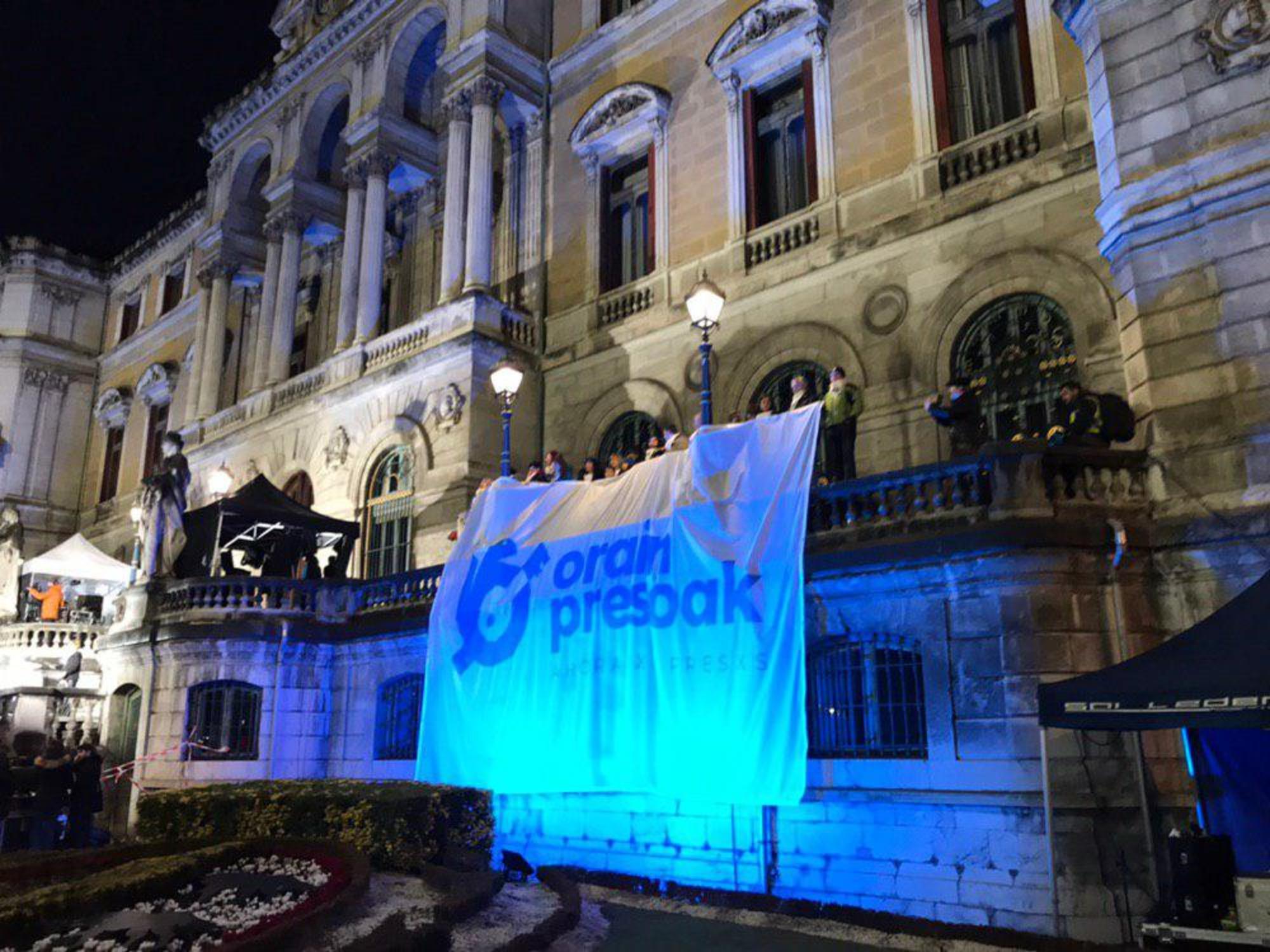 Manifestación contra la dispersión Bilbao