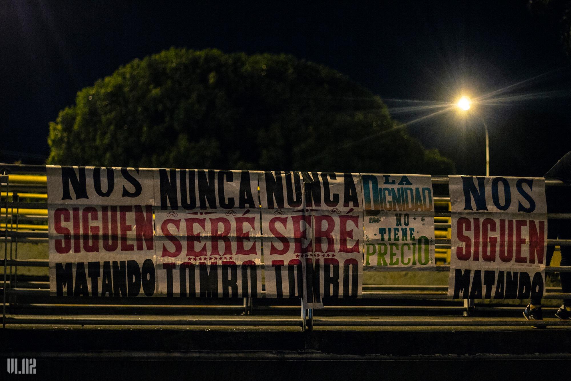 Tombo, palabra despectiva para referirse a la policía en Colombia.