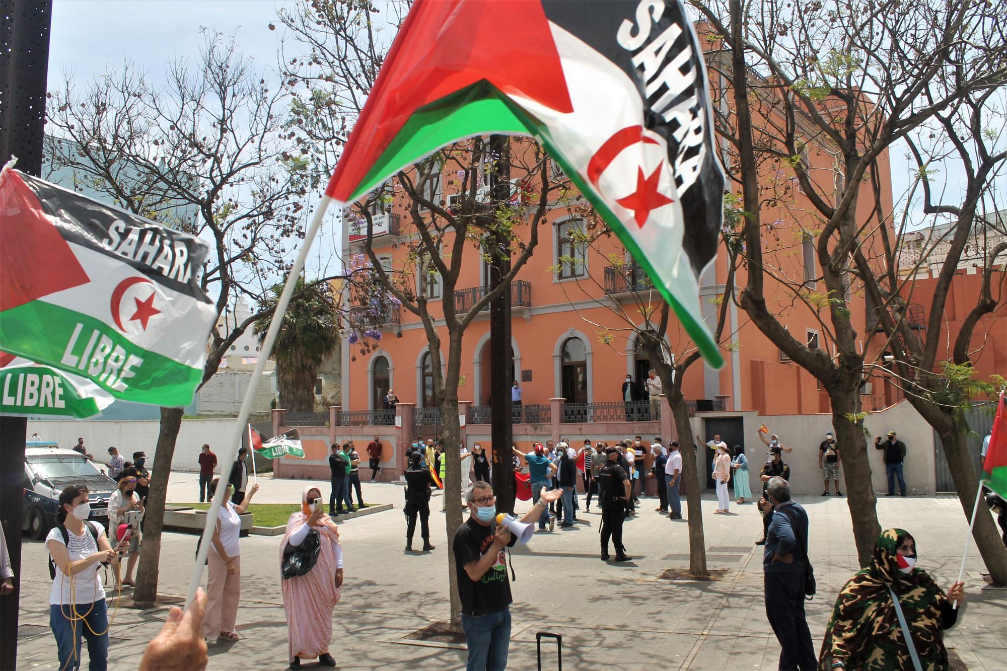 Protesta saharaui Algeciras 3