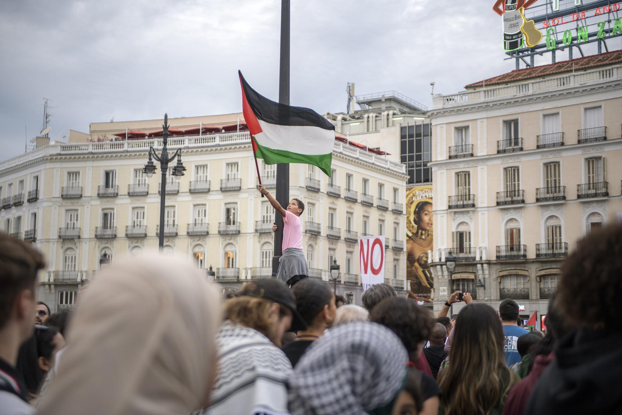 Manifestación Gaza Madrid Atocha - 12