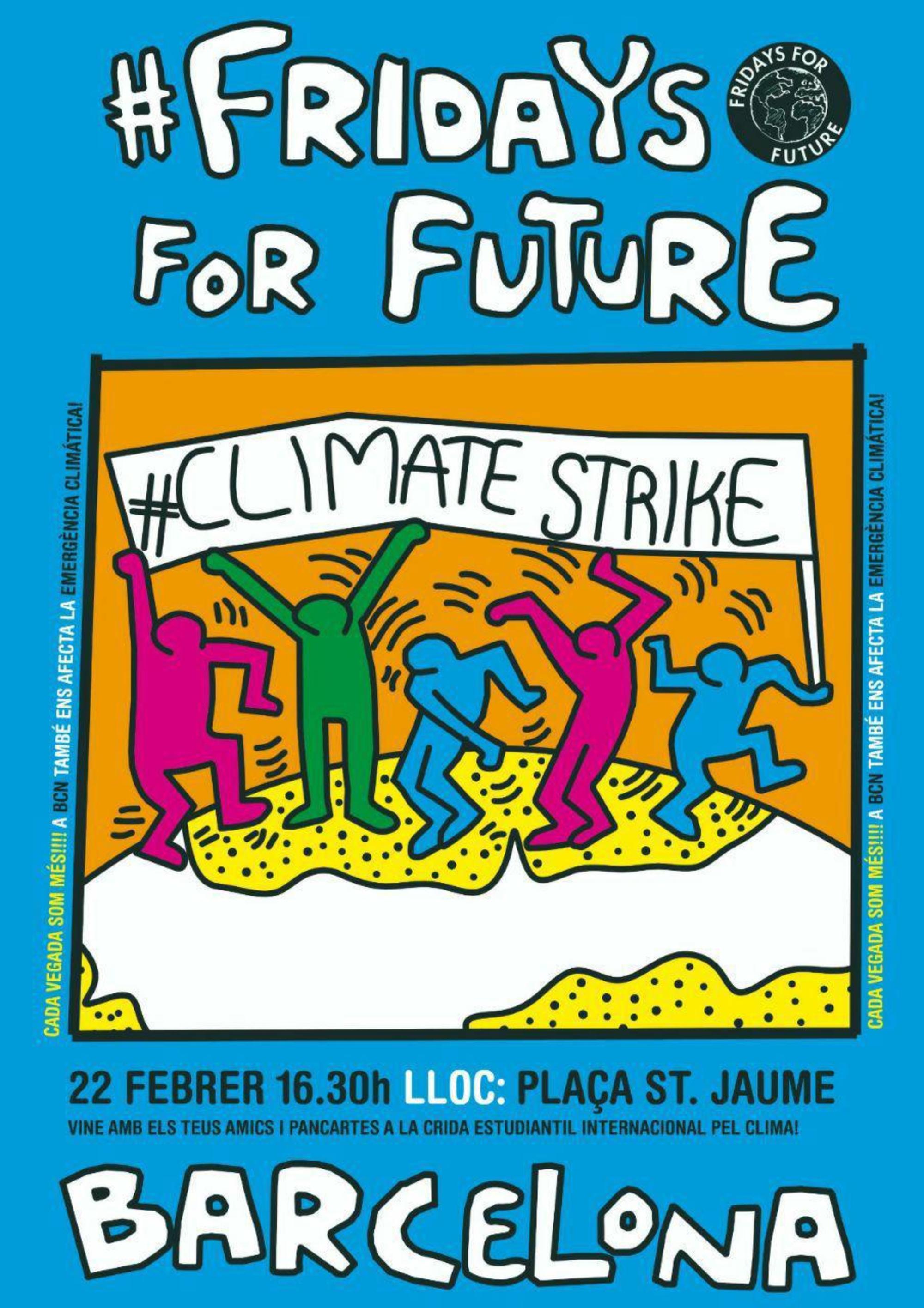 Primera manifestación Fridays for Future en Barcelona