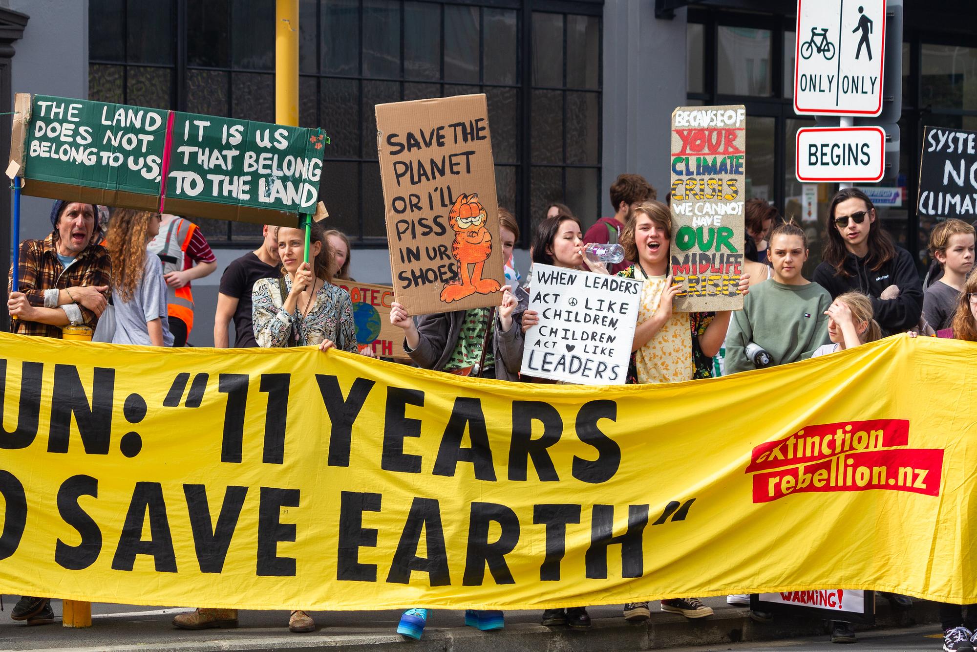 Huelga global climática en Auckland, Nueva Zelanda