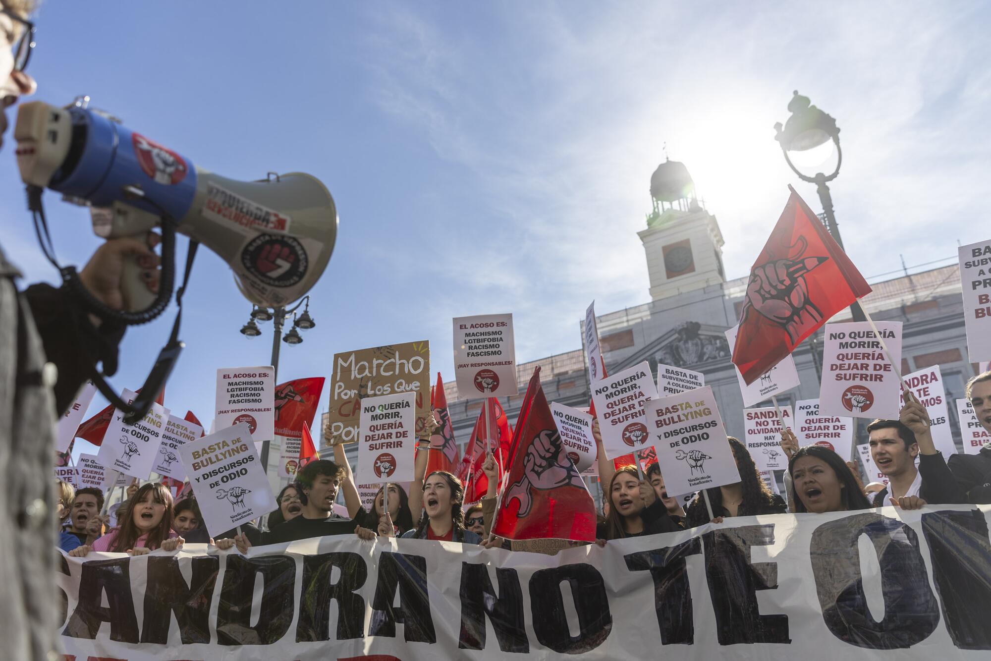 Manifestación  Acoso escolar justicia para Sandra - 1