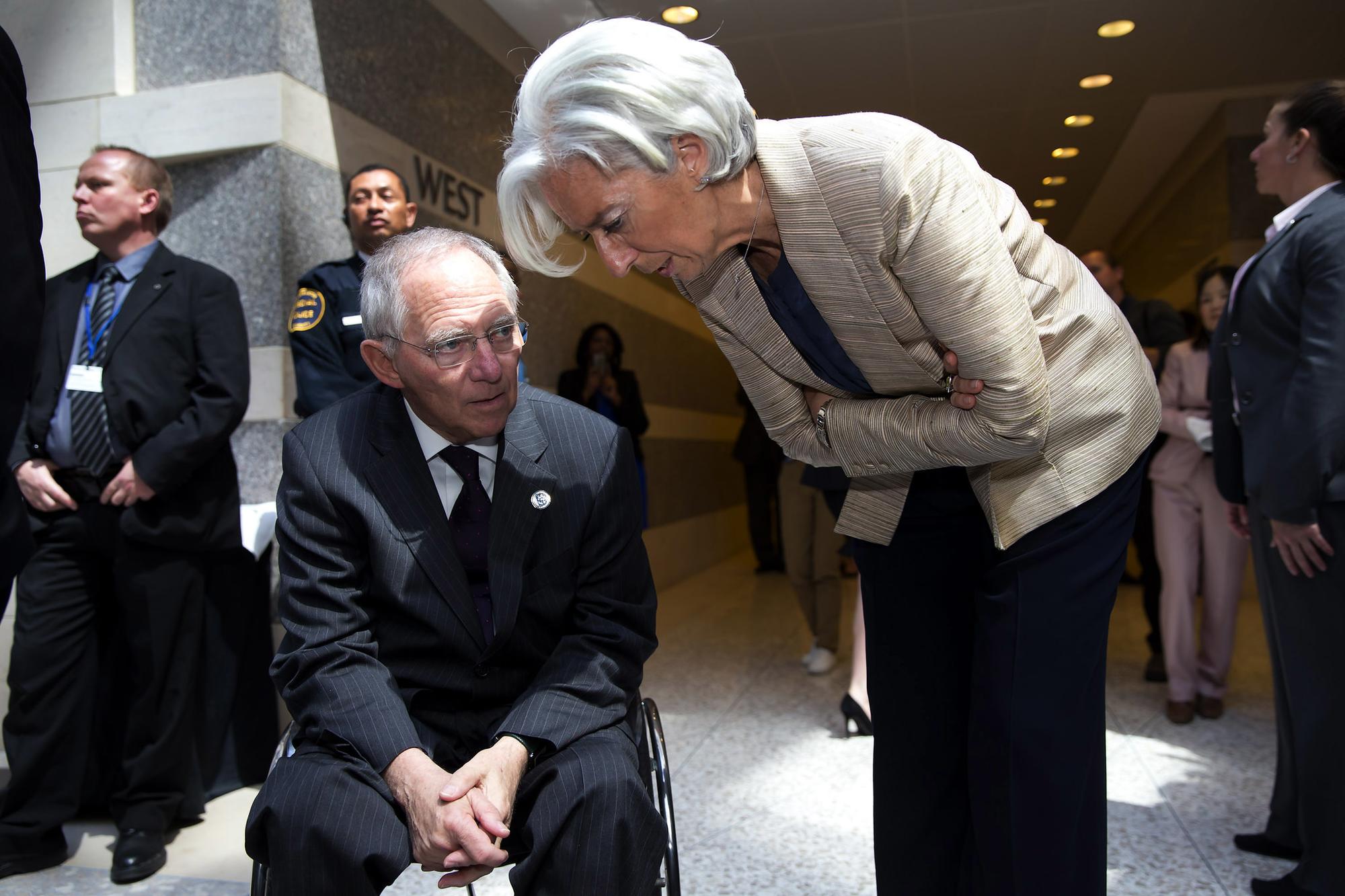 Christine Lagarde y Wolfgang Schäuble