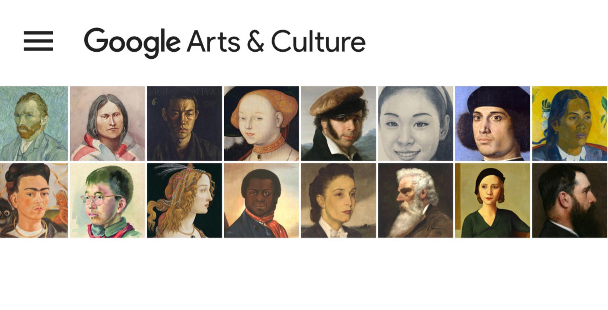 Google Arts and Culture ha presentado su app Art Selfie
