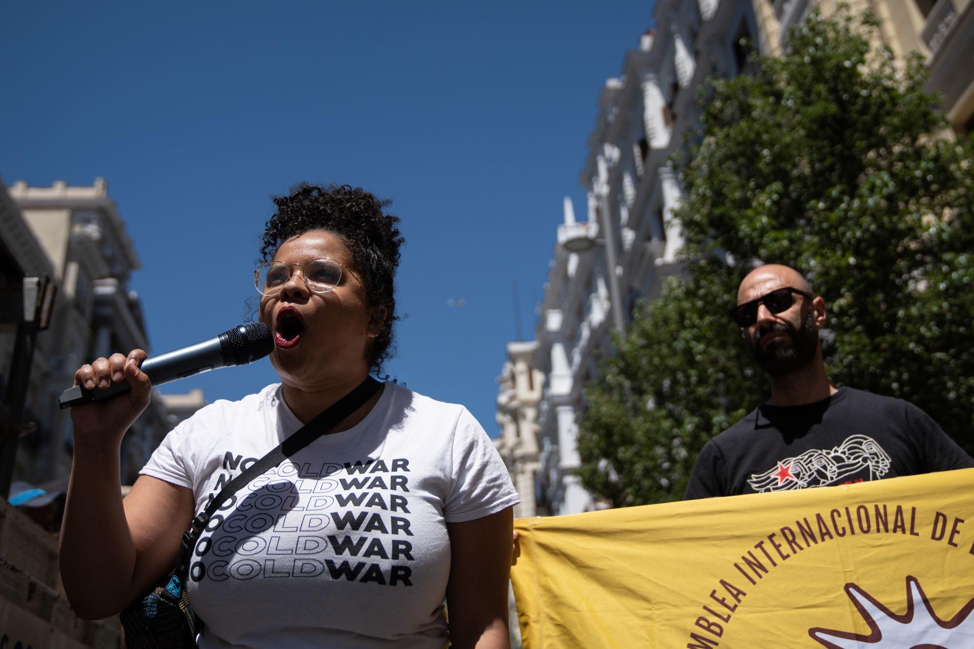 Manifestación contra la cumbre de la OTAN en Madrid - 5