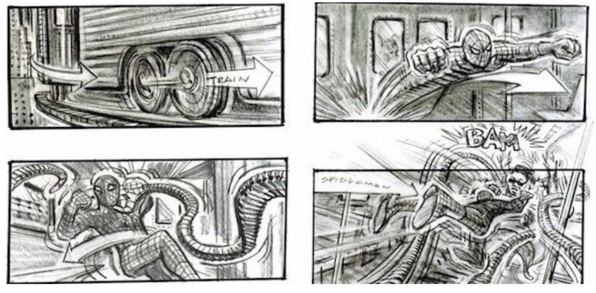 Storyboard Spiderman 