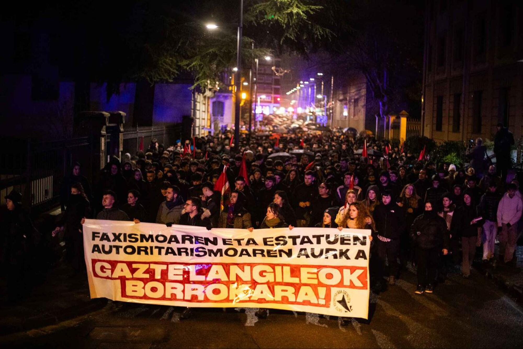 Contra el fascismo, ni un paso atrás: las juventudes socialistas de Euskal Herria convocan marchas en Iruñea y Bilbao - 4
