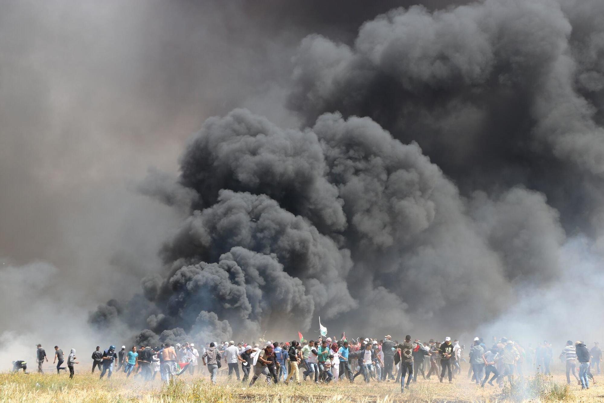 Protestas en Gaza